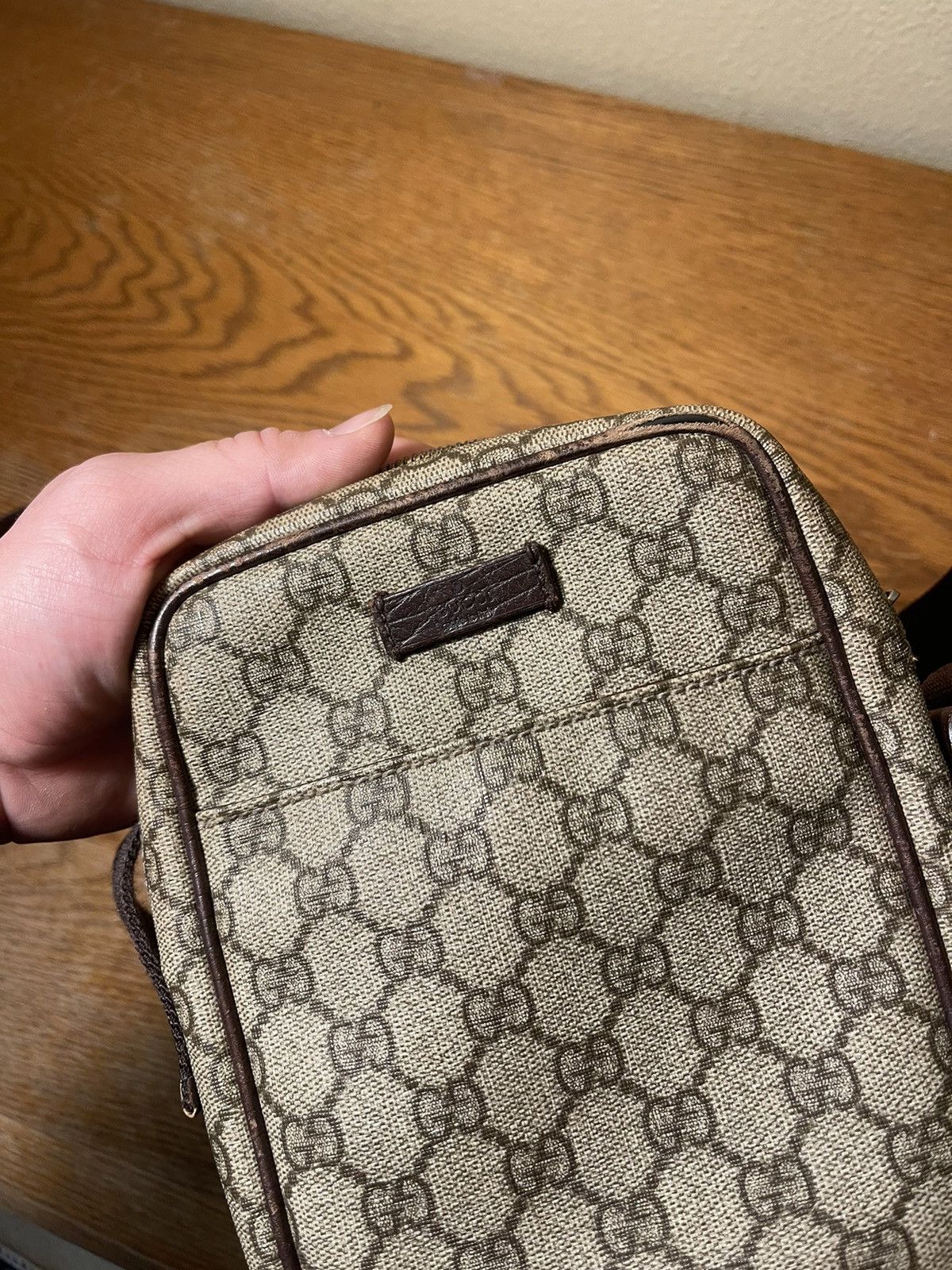 Gucci Gucci GG Coated Canvas Shoulder Bag 122754 Size ONE SIZE - 8 Thumbnail