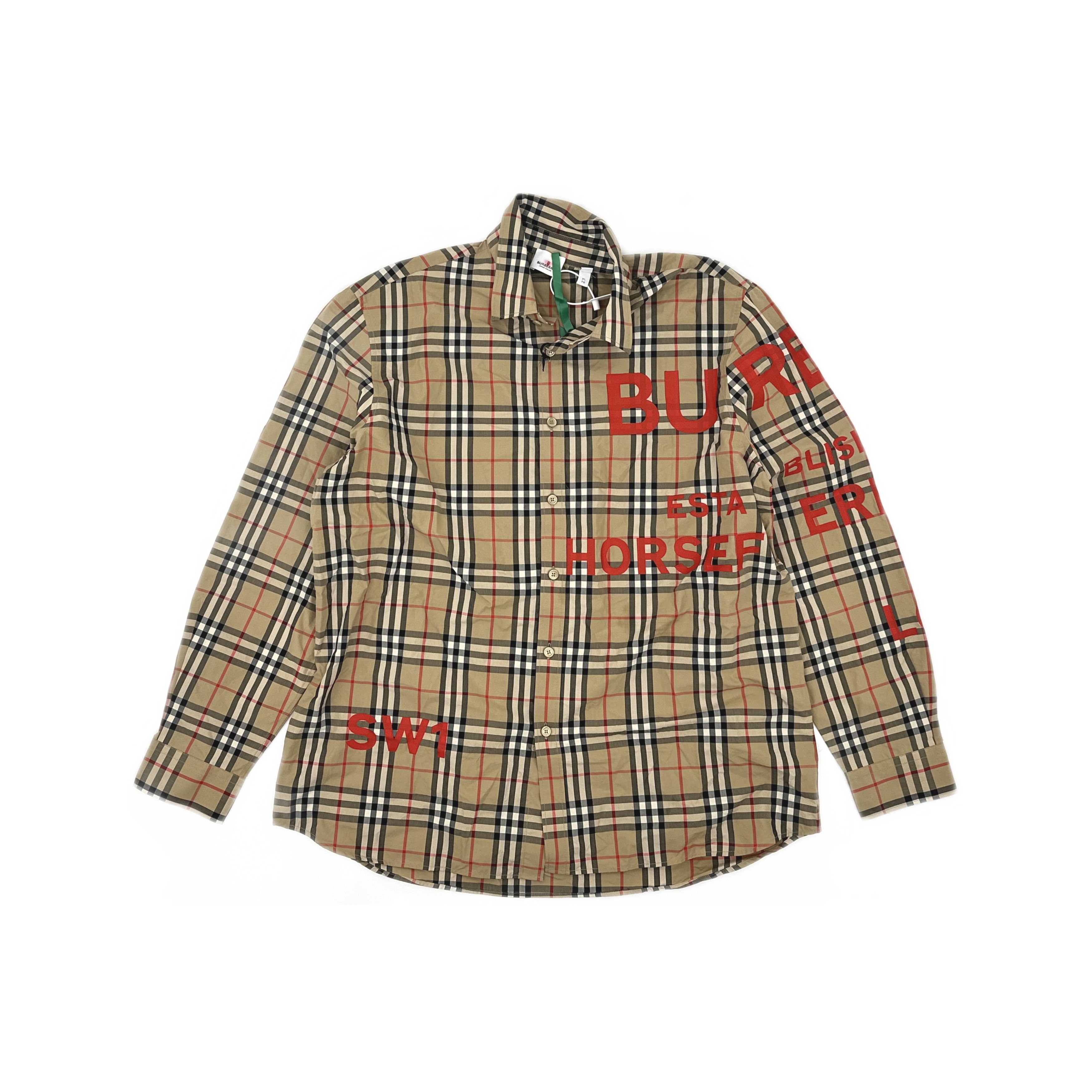Burberry Burberry Horseferry Print Check Shirt Size XL Size US XL / EU 56 / 4 - 1 Thumbnail