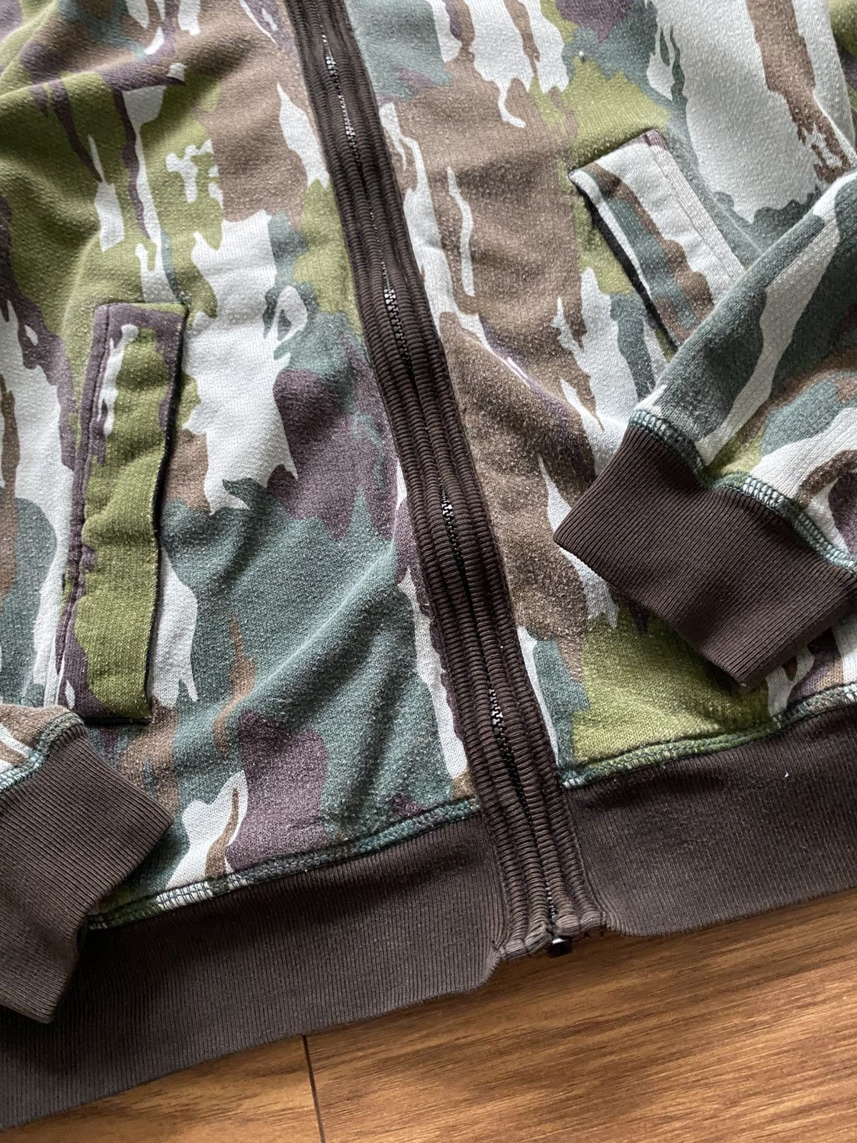 Stone Island Stone Island Flowing Camo Zip hoodie Y2k Swag Size US M / EU 48-50 / 2 - 7 Thumbnail
