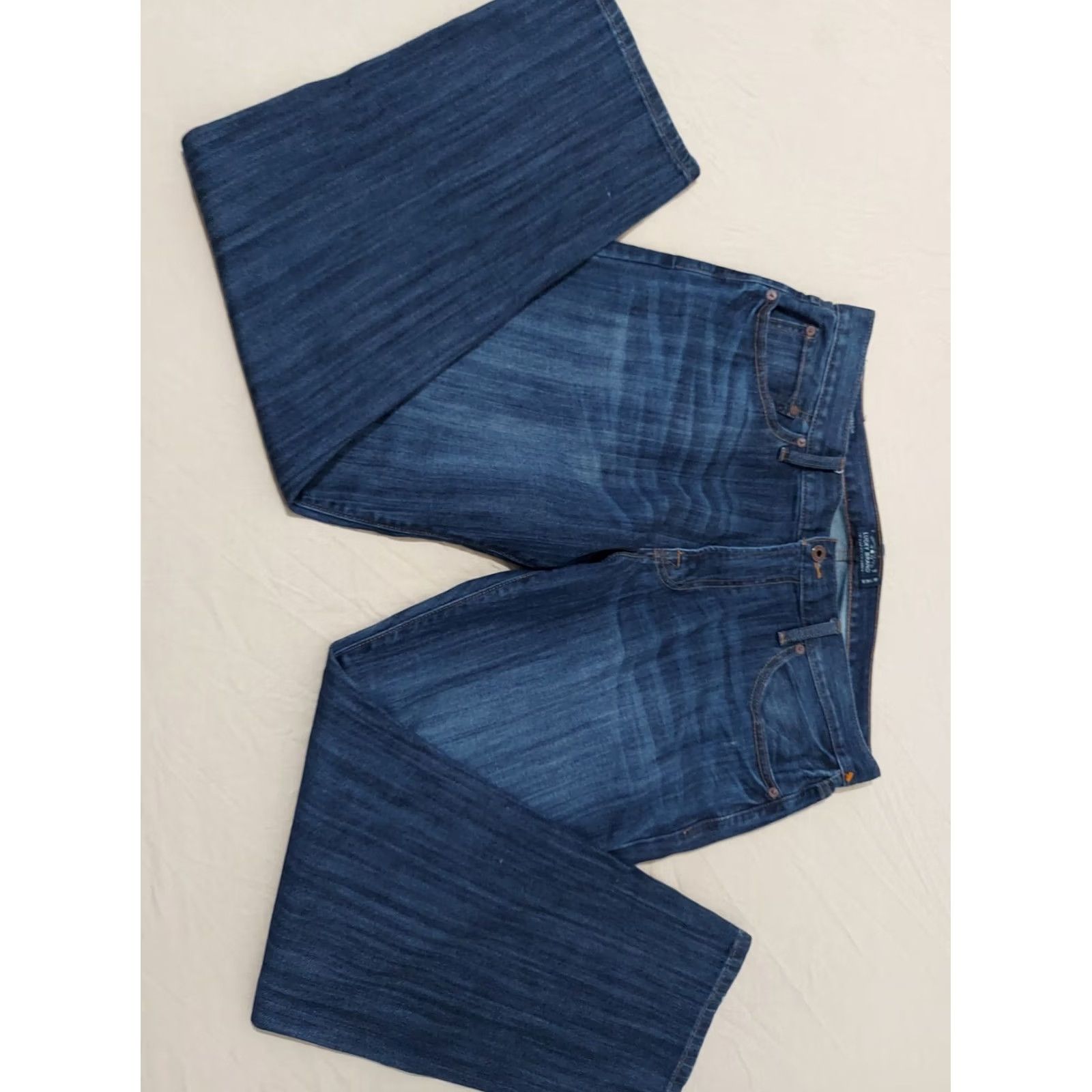 Lucky Brand Mens Lucky Brand 221 Jeans Stretch 36x30 Blue Denim Waist Pants Size US 36 / EU 52 - 4 Thumbnail
