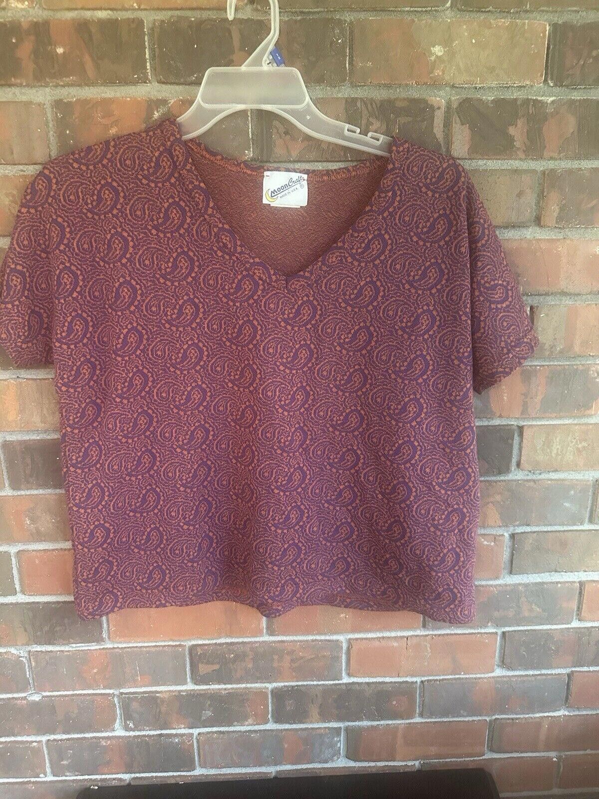 Designer Vintage Mooncraft Crop Top Size XL Waist Length Size XL / US 12-14 / IT 48-50 - 1 Thumbnail