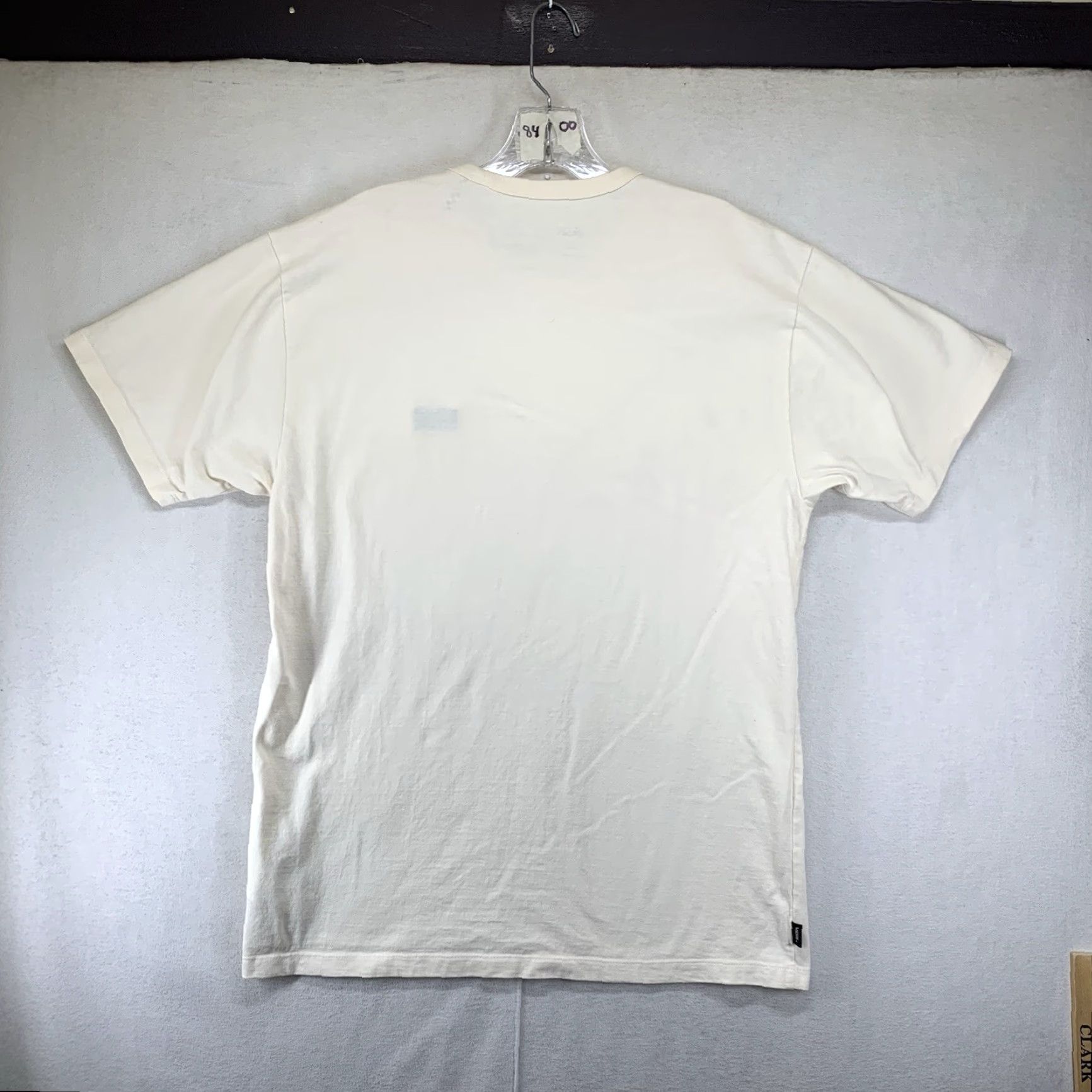 Vans VANS Off The Wall Logo T-Shirt Men Medium Ivory Skateboard Streetwear All Seasons Size US M / EU 48-50 / 2 - 4 Thumbnail