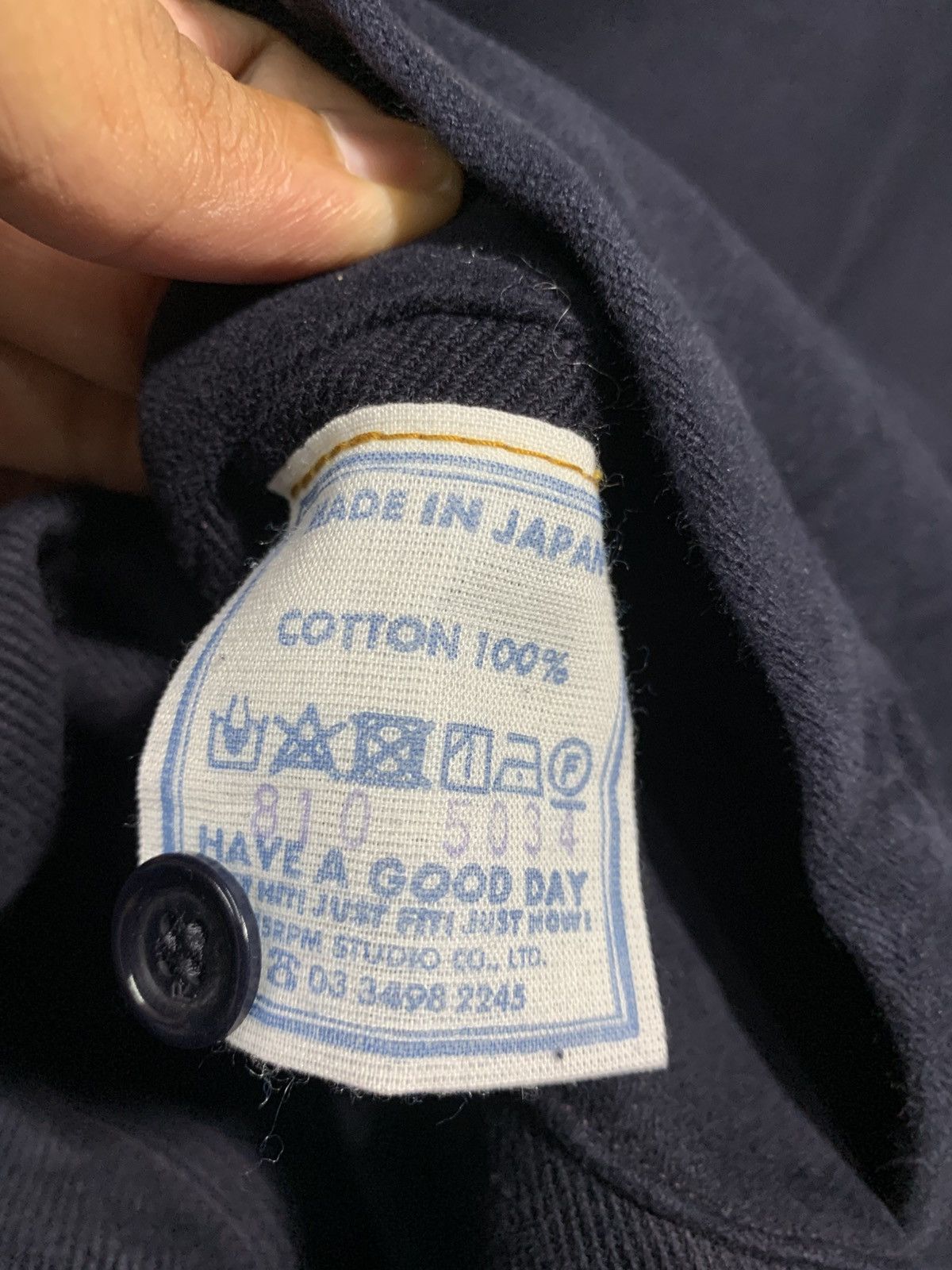 🔥45RPM INDIGO PULLOVER NAVAL JACKETS