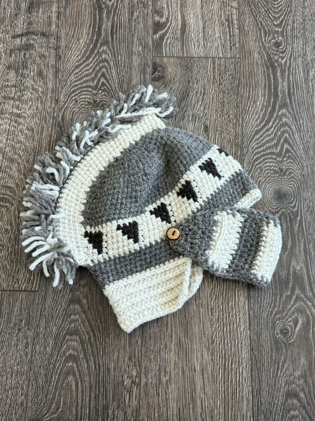 Handmade × Vintage Handmade Helmet Beanie Size ONE SIZE - 2 Thumbnail