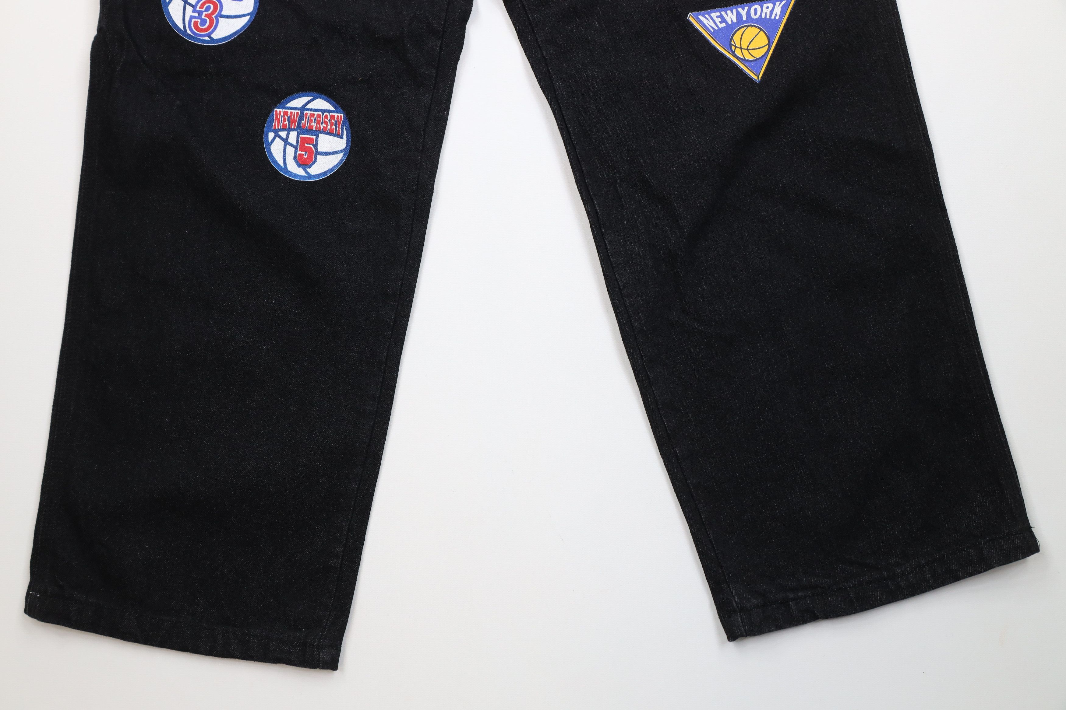 Vintage Vintage 90s Y2K Streetwear Wide Leg Basketball Denim Jeans Size US 36 / EU 52 - 4 Thumbnail