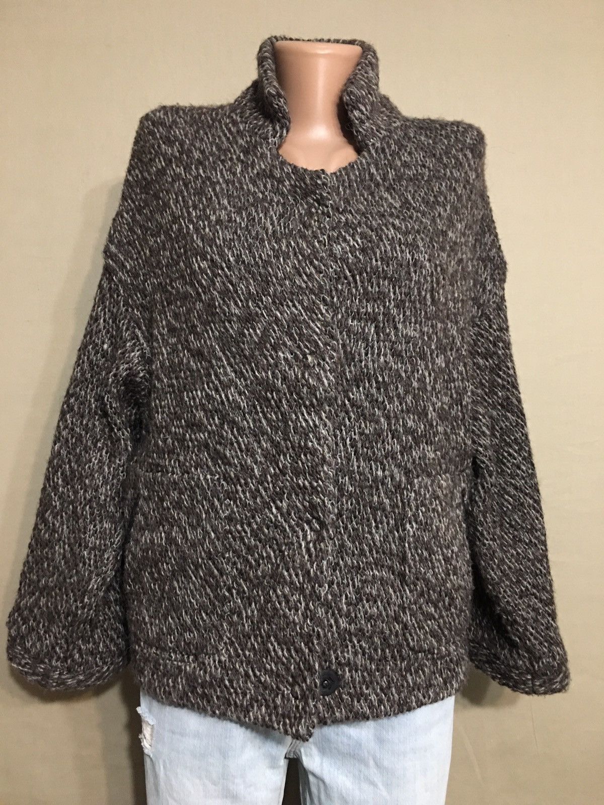 HUMANOID HUMANOID Wool Alpaca Knit Cardigan Sweater Size M / US 6-8 / IT 42-44 - 1 Thumbnail
