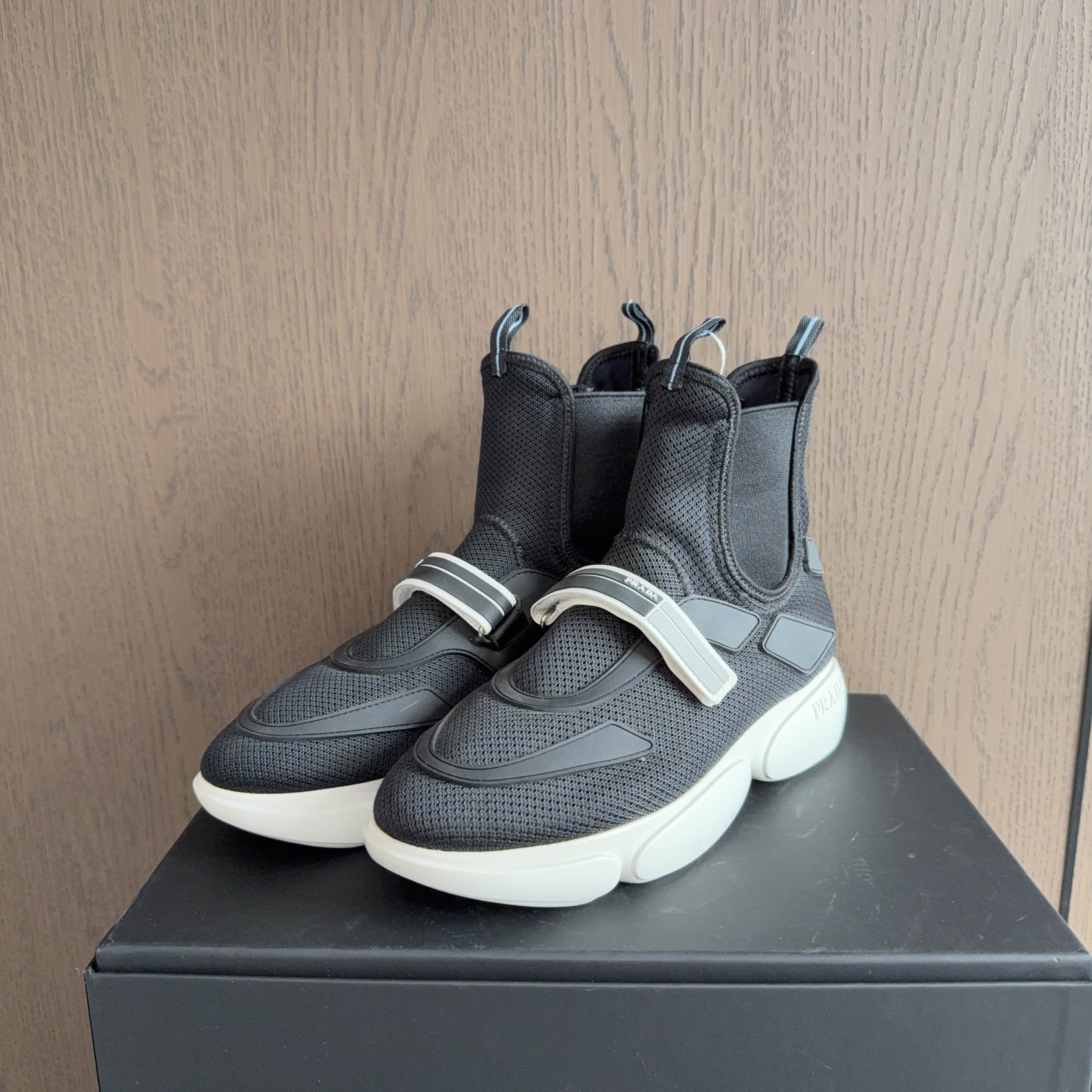 Prada Prada Cloudbust High-Top Sneakers Size 37.5 Size US 7.5 / IT 37.5 - 1 Thumbnail