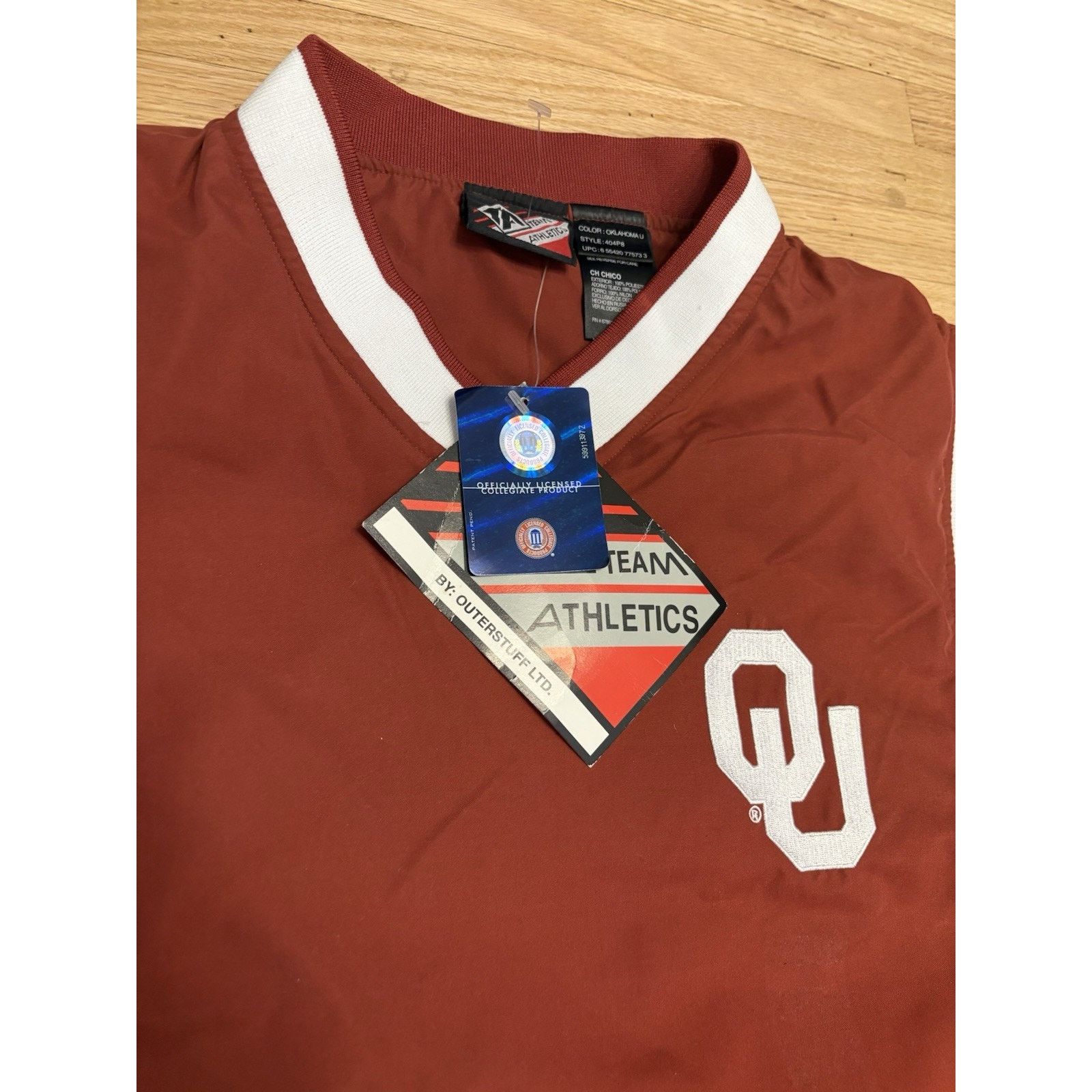 Post Game Vintage Oklahoma OU Sooners Vest Pullover Mens Size S Red Size US S / EU 44-46 / 1 - 6 Thumbnail