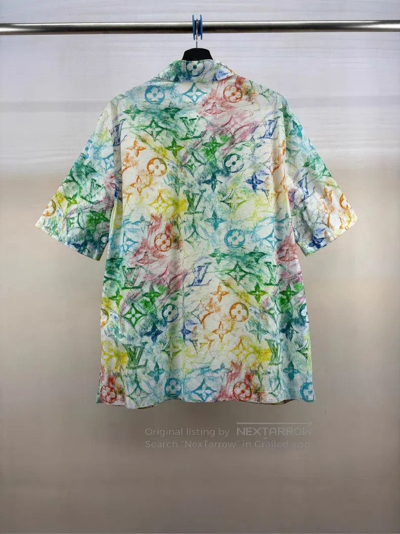 Louis Vuitton Louis Vuitton Crayon Doodle Short Sleeve Shirt Size US M / EU 48-50 / 2 - 2 Thumbnail