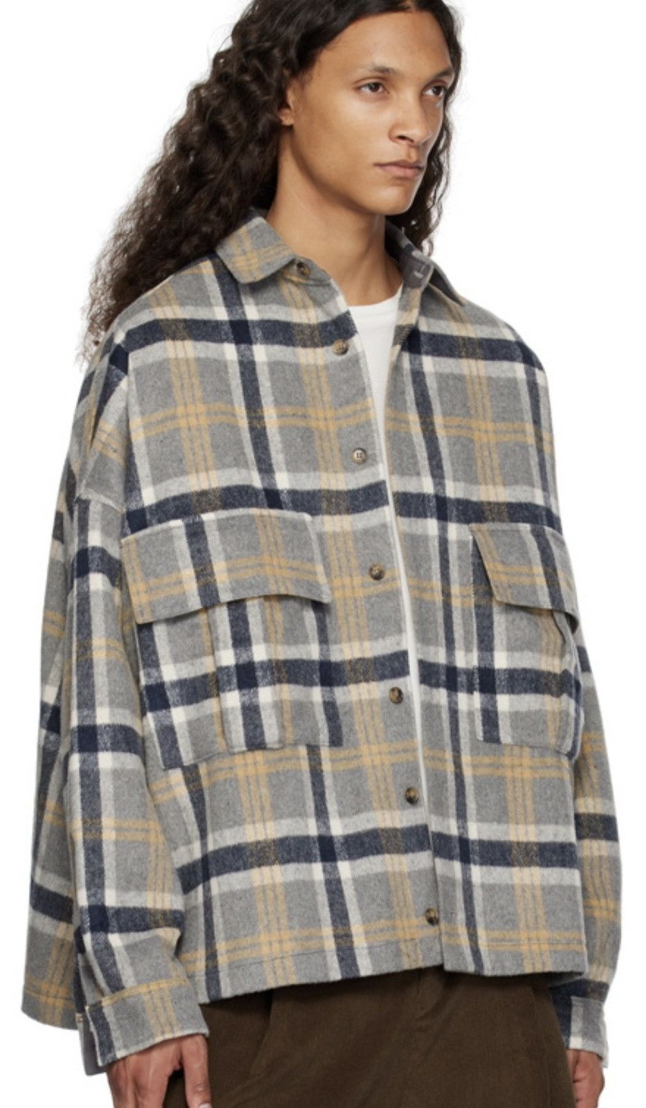Frankie Shop Frankie shop oversized boxy wool shirt Size US M / EU 48-50 / 2 - 1 Thumbnail