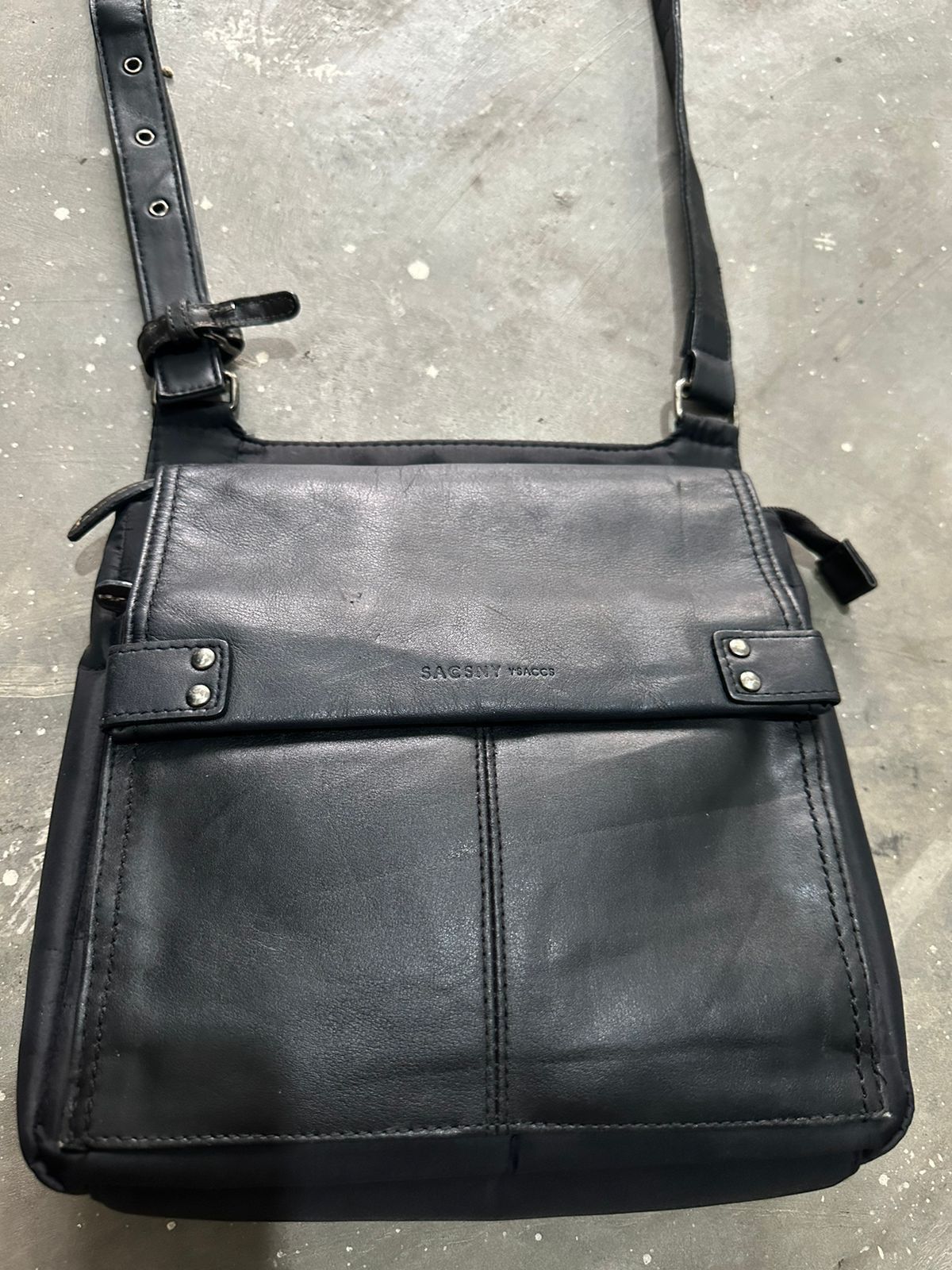 Yohji Yamamoto 🔥Ysaccs by Yohji Yamamoto nylon and leather Crossbody bag Size ONE SIZE - 2 Thumbnail