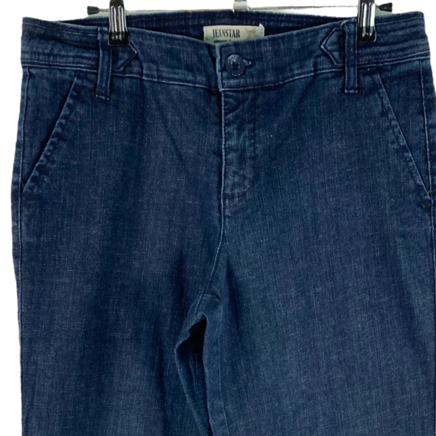 Vintage Jeanstar Women Jeans - Denim Straight High Rise 32x30 Blue 8 Regular Size 30" / US 8 / IT 44 - 3 Thumbnail