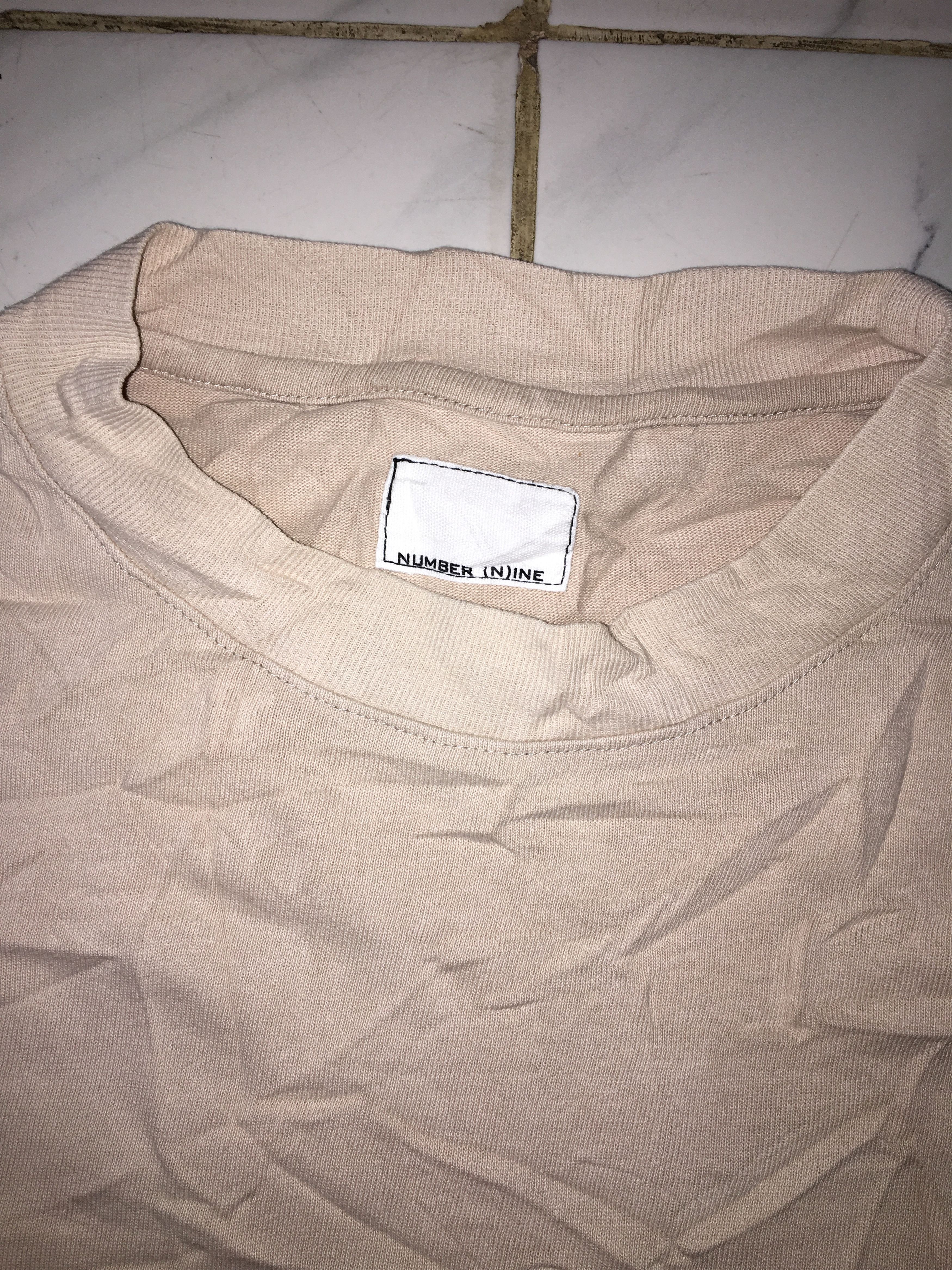 Japanese Brand Number Nine Spellout T shirt Size US M / EU 48-50 / 2 - 7 Thumbnail