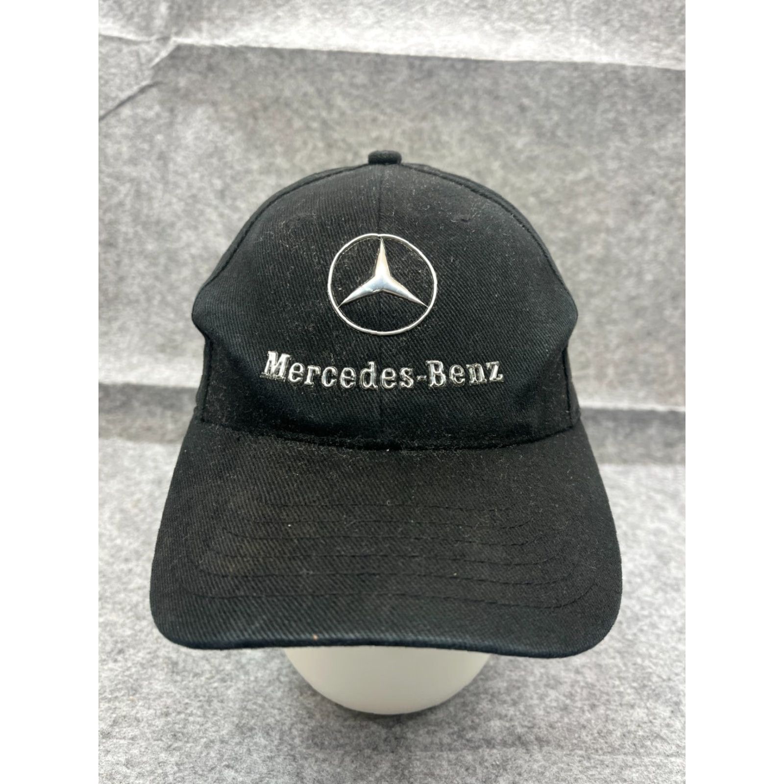 Mercedes-Benz Mercedes-Benz Hat Cap Strap Back Adult One Size Black 100% Cotton Luxury Cars Size ONE SIZE - 2 Thumbnail