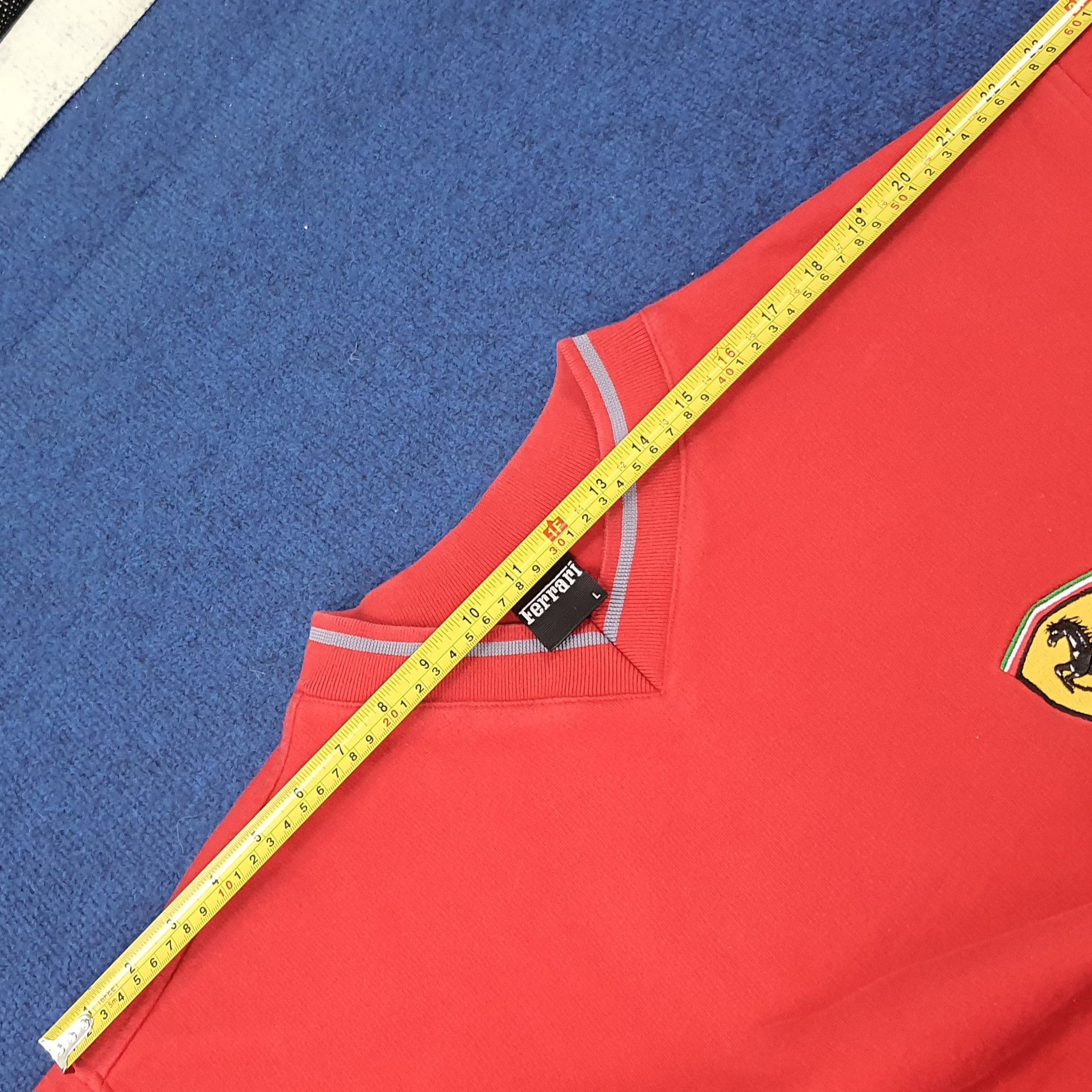 Ferrari Vintage Ferrari Embroidery Motorsports Sweatshirt C241N23 Size US L / EU 52-54 / 3 - 13 Thumbnail