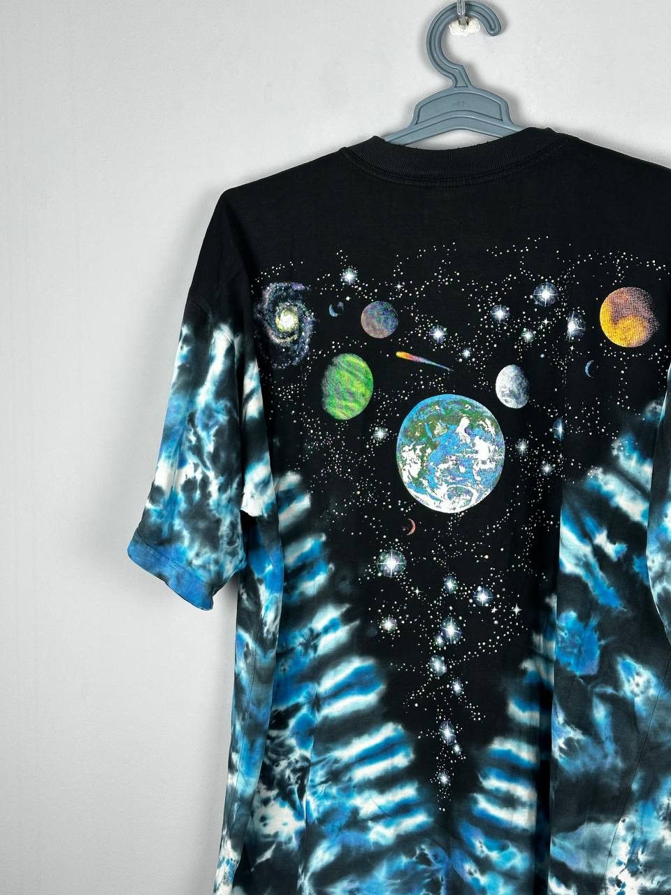 Liquid Blue Vintage Planet Earth AOP Galaxy Printed T Shirt Size US XL / EU 56 / 4 - 14 Thumbnail