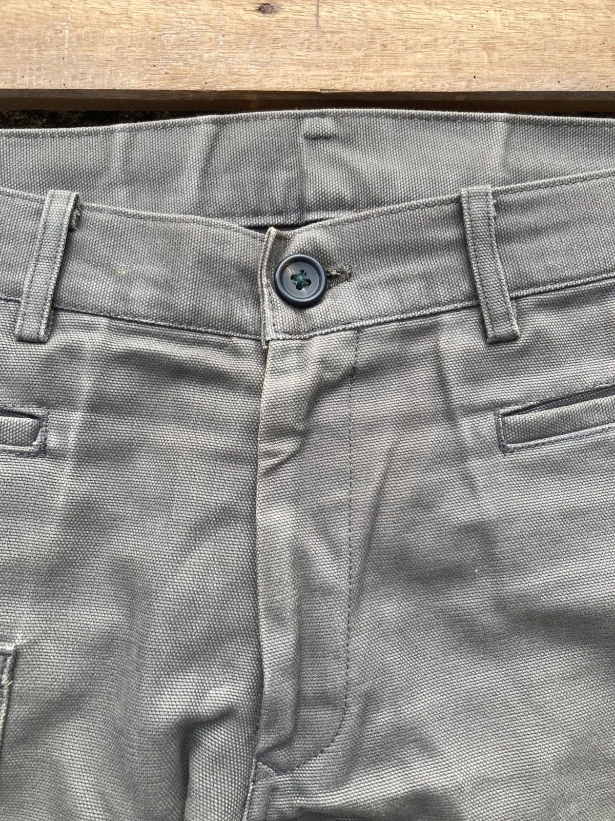 Yohji Yamamoto Y's Yohji Yamamoto Green/Grey Khaki Pockets Casual Pants Size US 31 - 5 Thumbnail