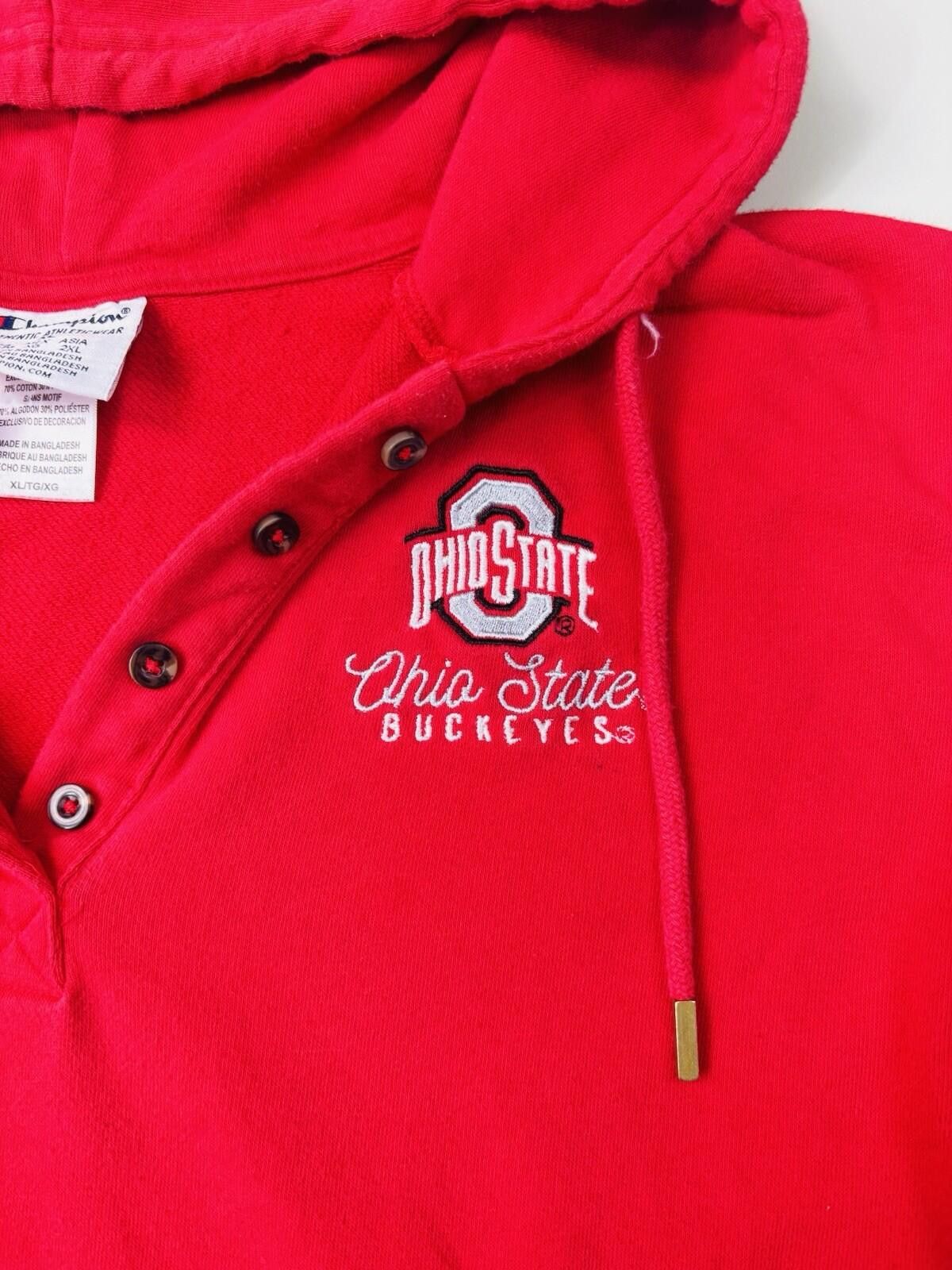 Champion Champion Vintage Ohio State Buckeyes Hoodie Size XL Size ONE SIZE - 2 Thumbnail