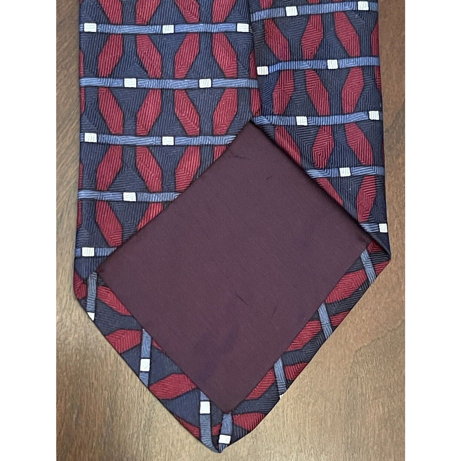 Other Xmi Hand Made 100% Imported Silk Men’s Neck Tie Made In Usa Size 44 - 3 Thumbnail