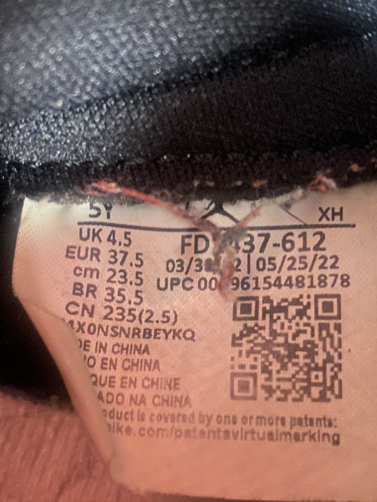 Jordan Brand Air Jordan 1 Retro High OG Chicago Lost and Found GS Size US 6.5 / IT 36.5 - 2 Thumbnail