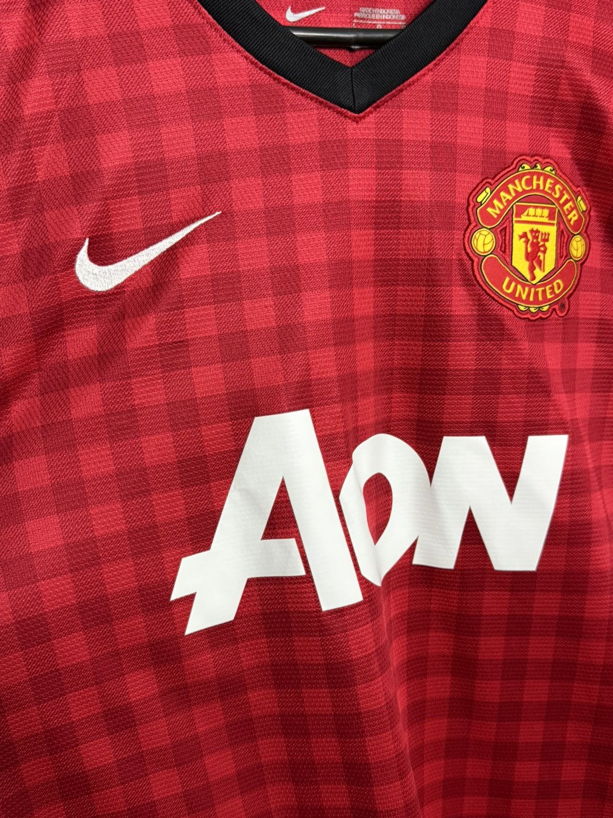 Nike Manchester United 12/13 Home Young Football Jersey T-Shirt Size US L / EU 52-54 / 3 - 4 Thumbnail