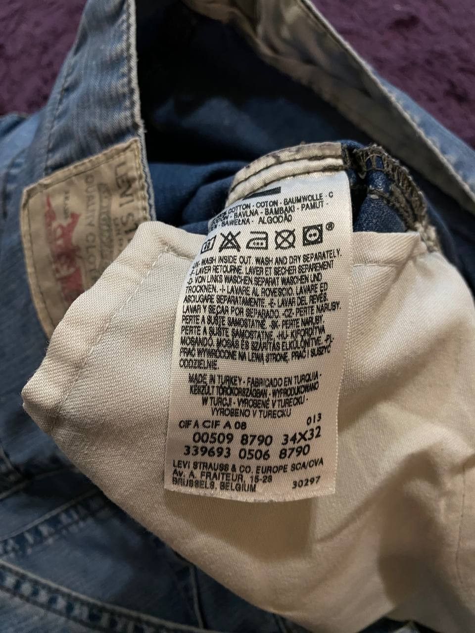 Levi's Vintage Levi's 509 Regular Fit Denim Jeans Size 34 Size US 34 / EU 50 - 3 Thumbnail
