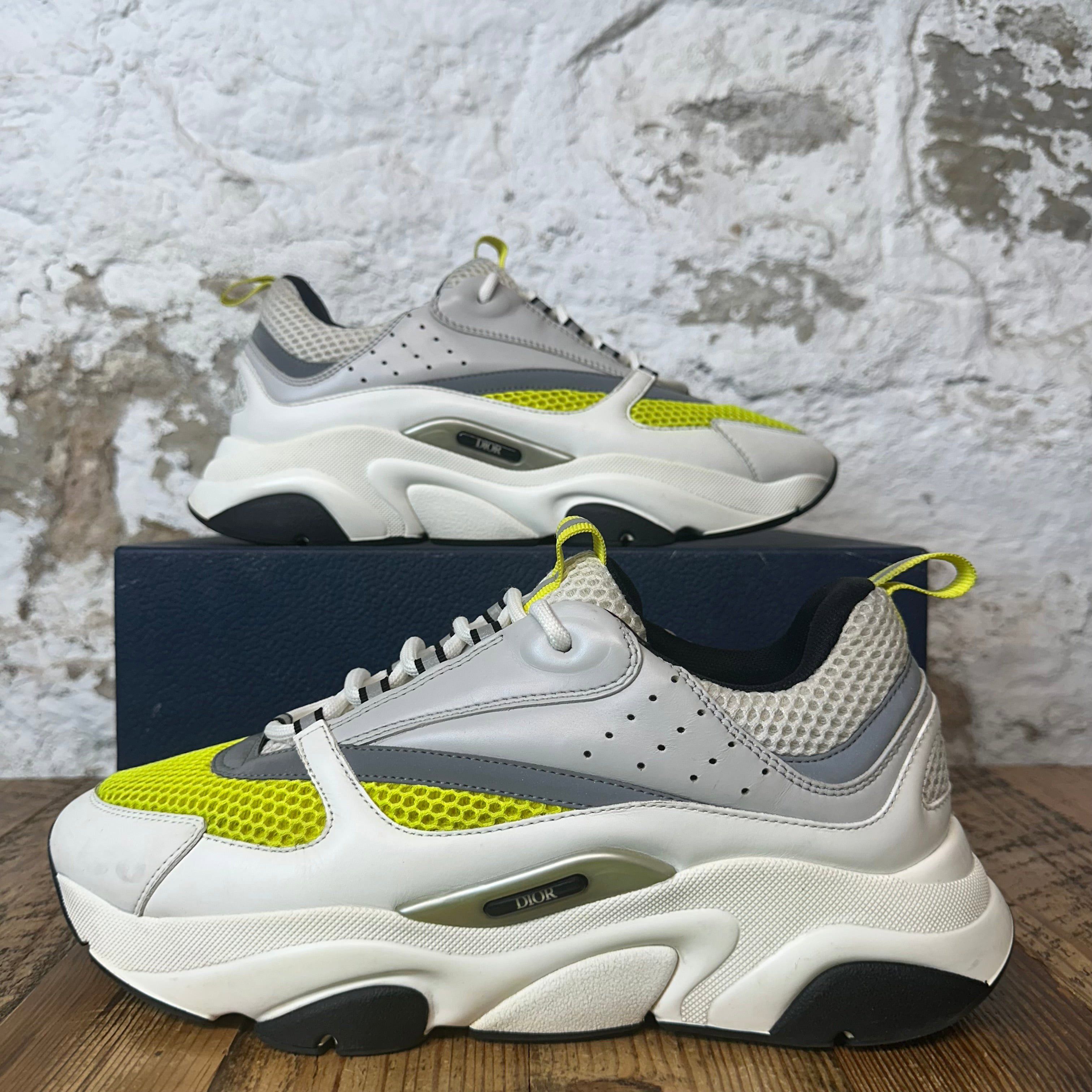 Dior Dior B22 Grey White Yellow Sneaker Sz 11 (44) Size US 11 / EU 44 - 1 Thumbnail