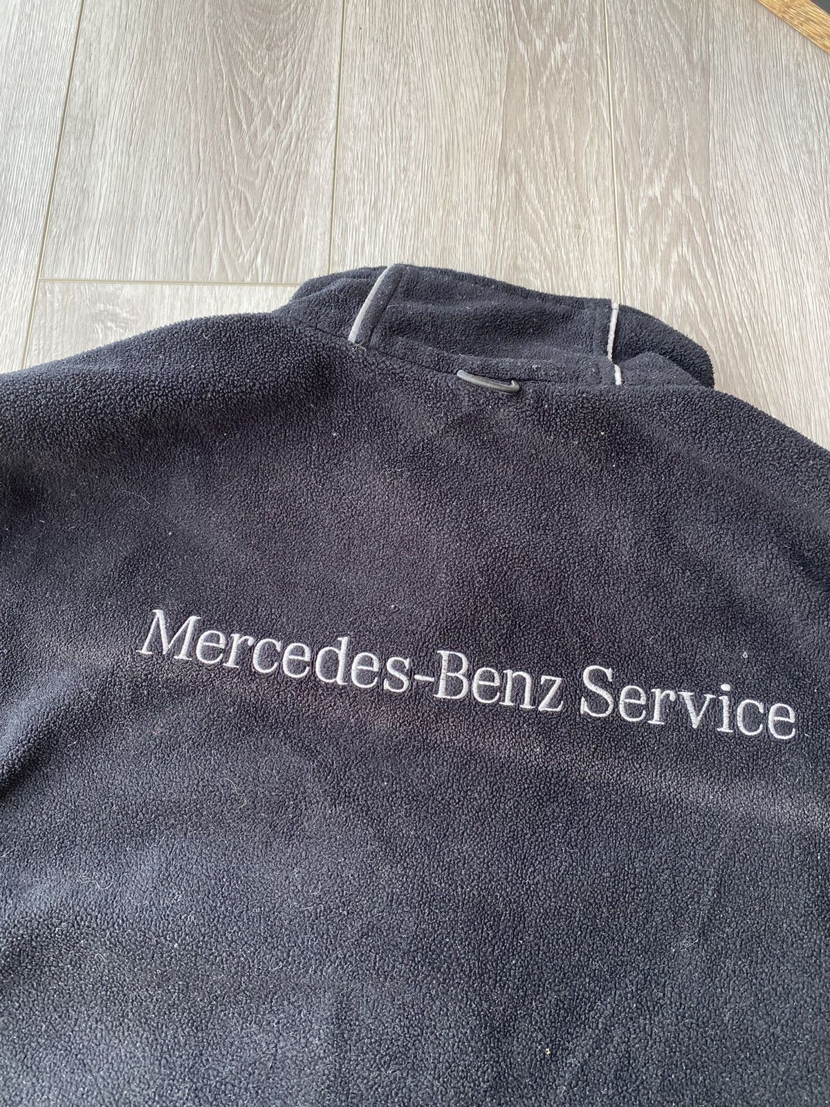 Mercedes-Benz Vintage Mercedes Benz Service Formula 1 Racing Fleece Jacket Size US L / EU 52-54 / 3 - 8 Thumbnail