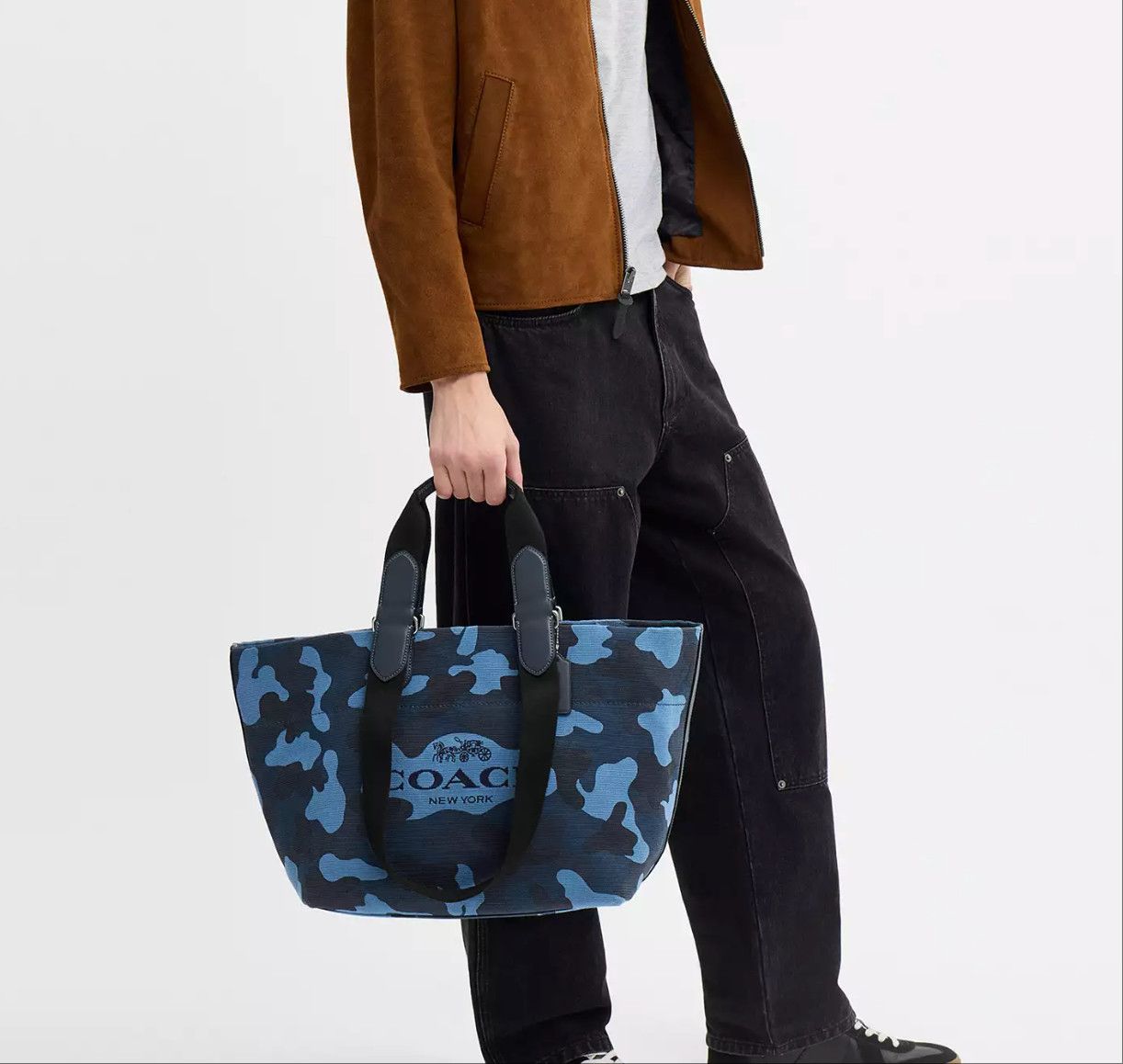 Coach Small Tour Tote Bag With Camo Print CDQ74 Size ONE SIZE - 3 Thumbnail