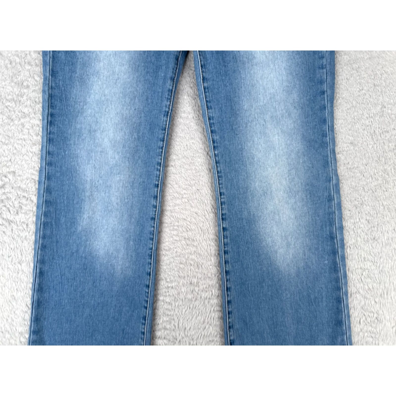 Vintage Angel Kiss Jeans Juniors 28x31 Blue Denim Bootcut Low Rise Cotton Blend Women's Jeans 5-Pocket Ø Size 30" / US 8 / IT 44 - 3 Thumbnail