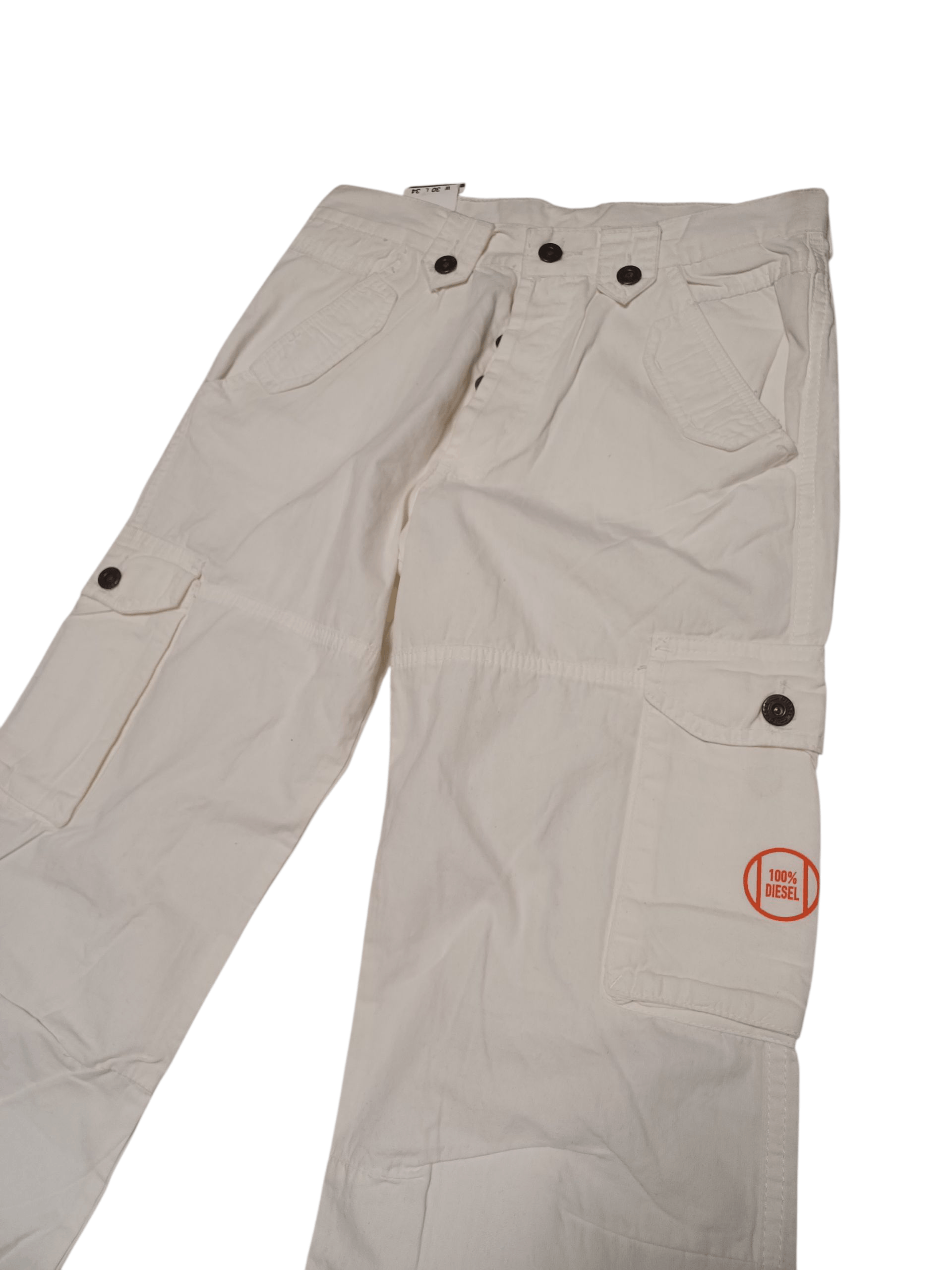 Diesel DIESEL VINTAGE AVANT GARDE W30 L34 CARGO PANTS Size US 30 / EU 46 - 2 Thumbnail