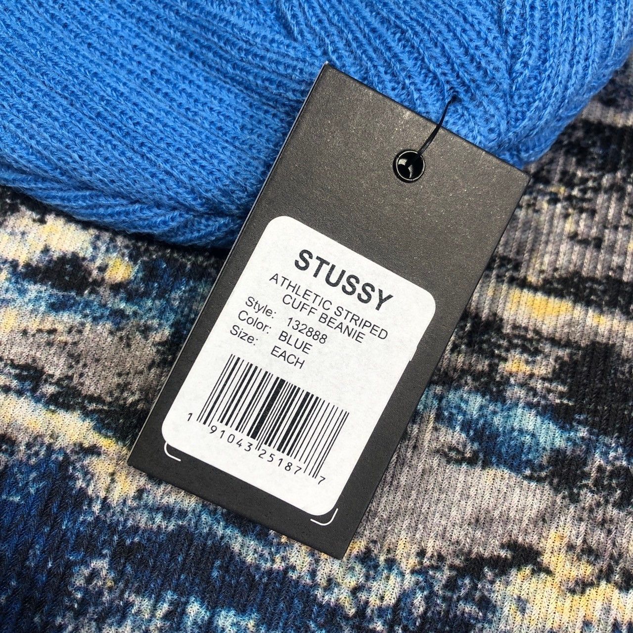 Stussy × Vintage Stussy Athletic Striped Cuff Beanie Size ONE SIZE - 6 Thumbnail