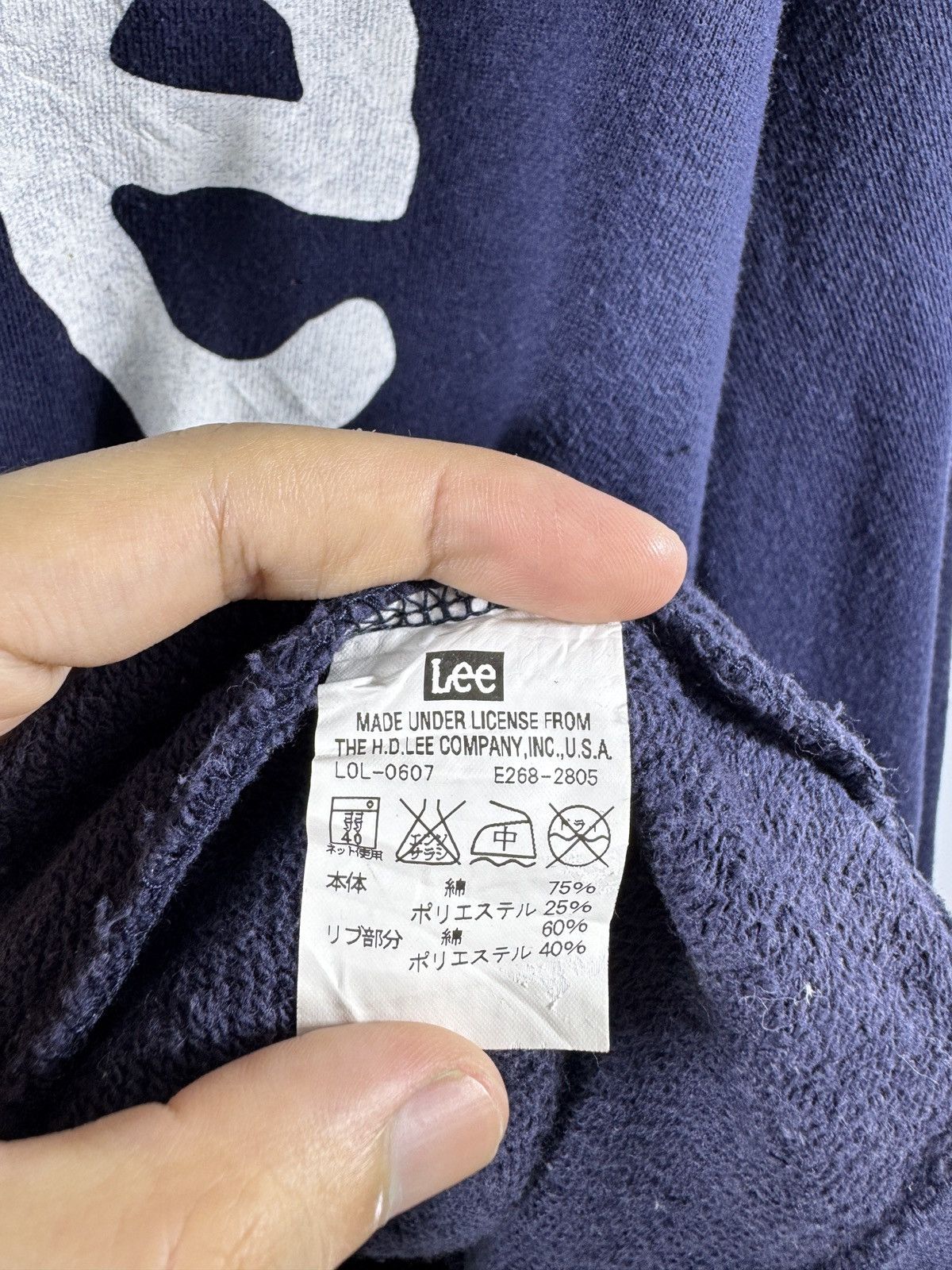 Lee 🔥 Vintage LEE union made Roundneck Sweatshirt Size US M / EU 48-50 / 2 - 6 Thumbnail