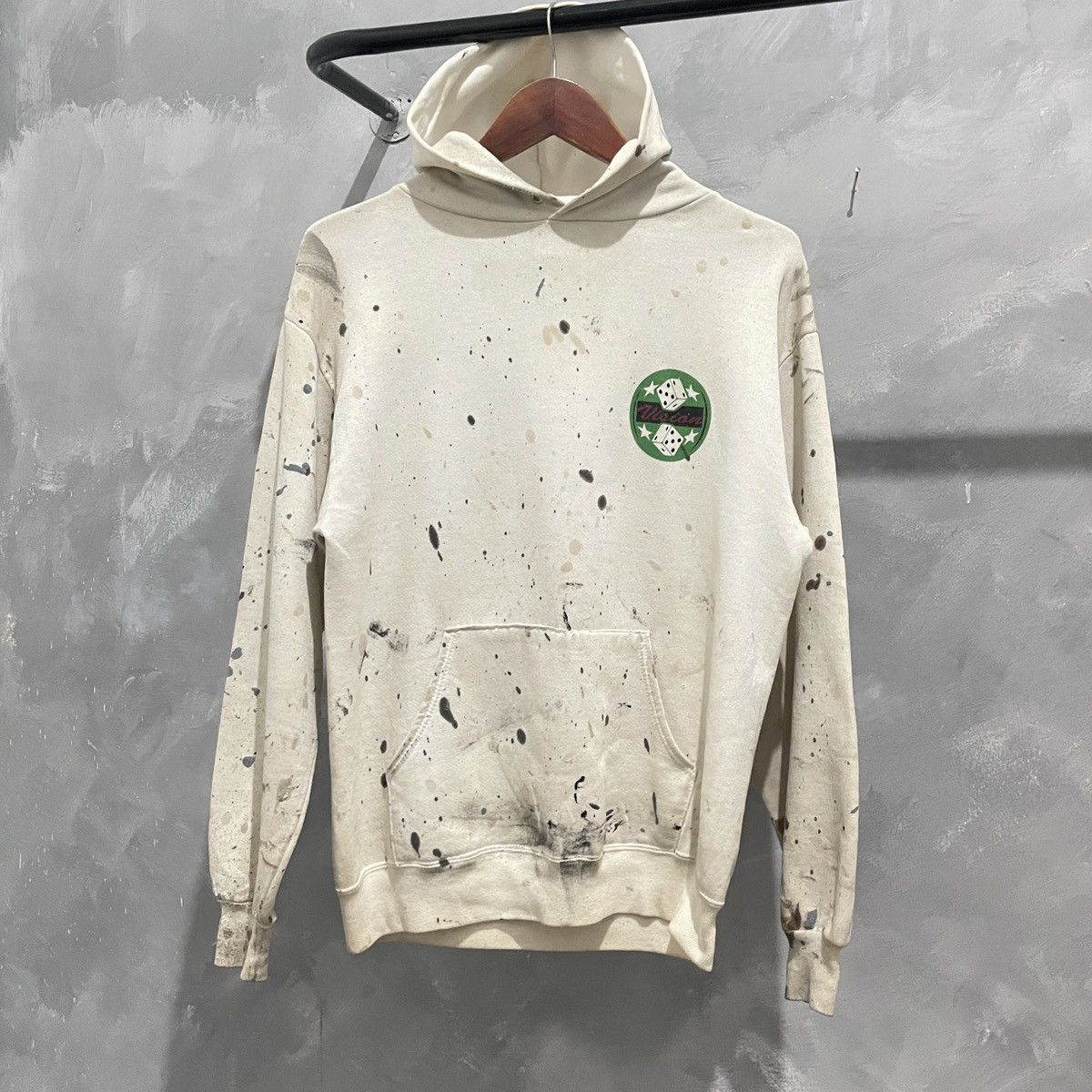 Vision Streetwear Rare Vintage 80s Thrashed Vision Streetwear Hoodie ERD Size US L / EU 52-54 / 3 - 6 Thumbnail