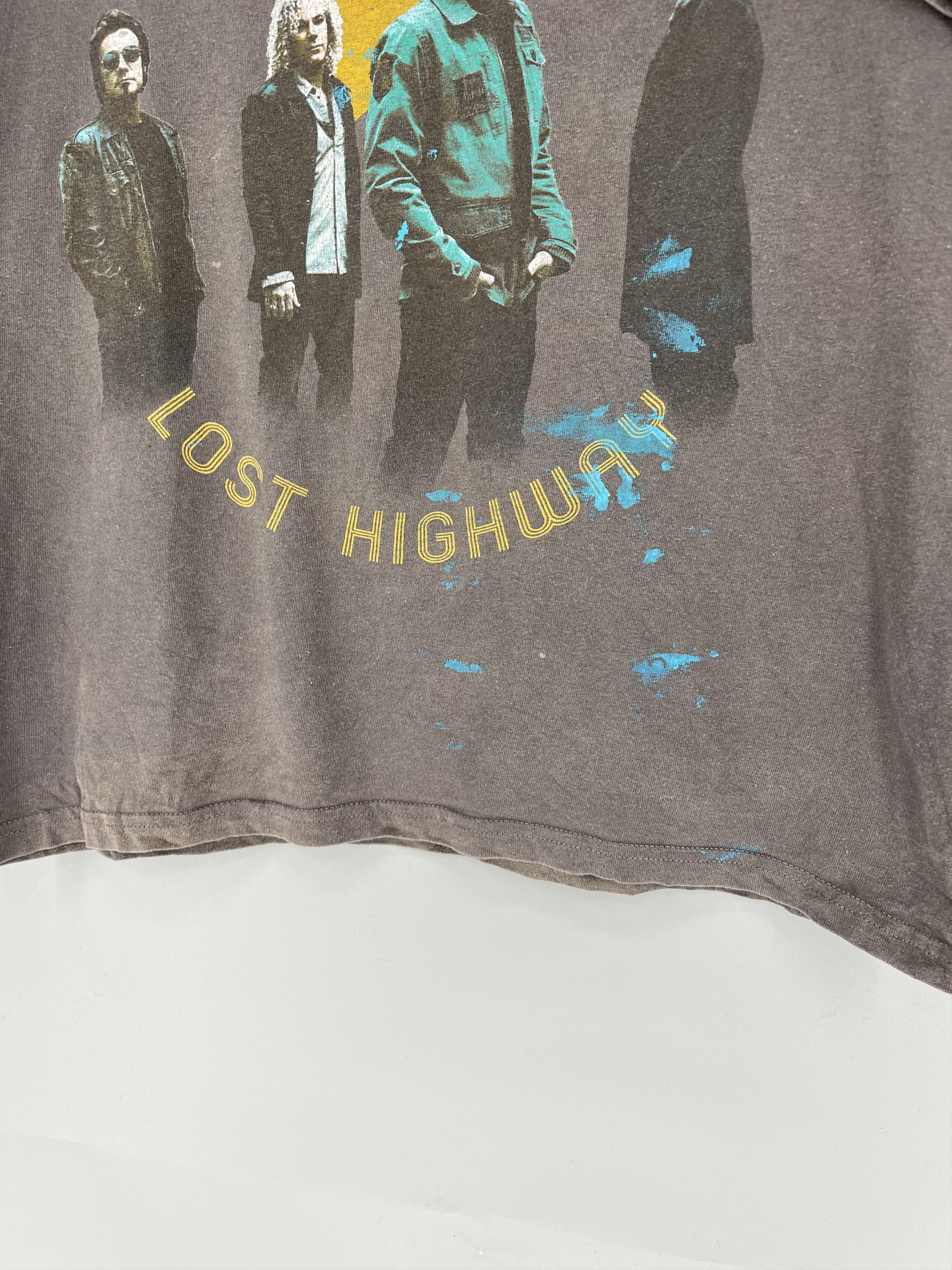 Band Tees BON JOVI Lost Highway 2008 Tour Band T-Shirt Double-sided Size US L / EU 52-54 / 3 - 8 Thumbnail