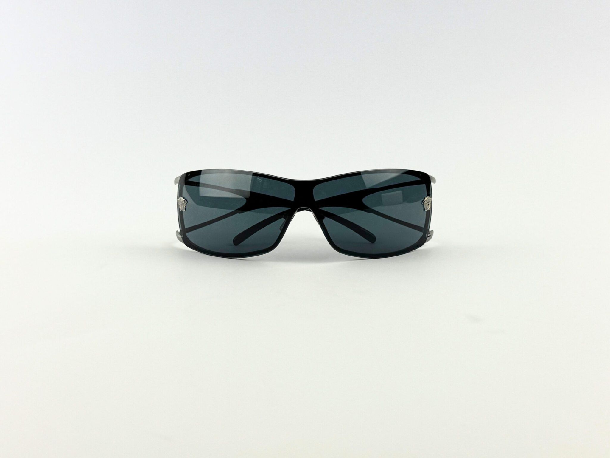 Versace VERSACE 2048 BLACK SHIELD SUNGLASSES Size ONE SIZE - 4 Thumbnail