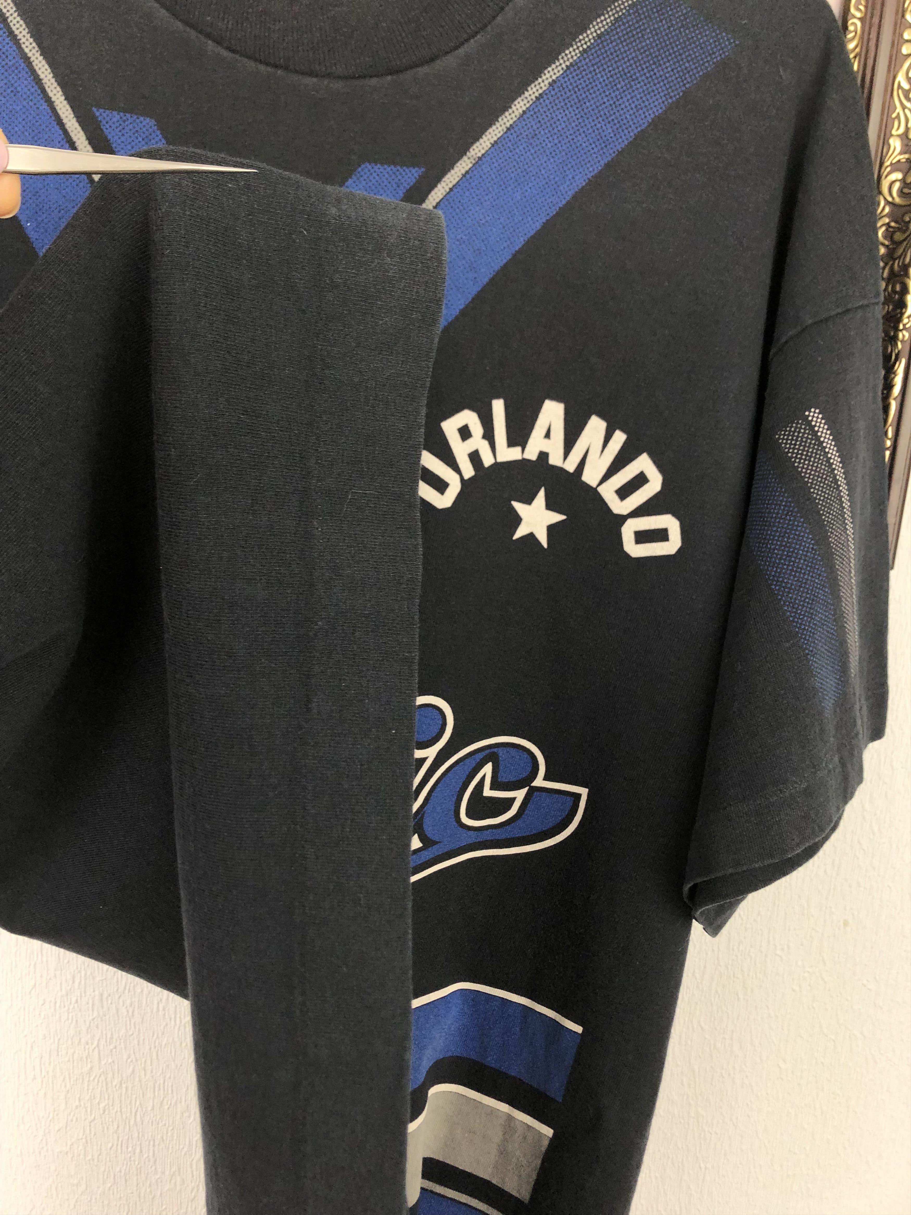 NBA Vintage Orlando Magic NBA Nutmeg Jersey Mens Shirt Oneall Size US XL / EU 56 / 4 - 6 Thumbnail