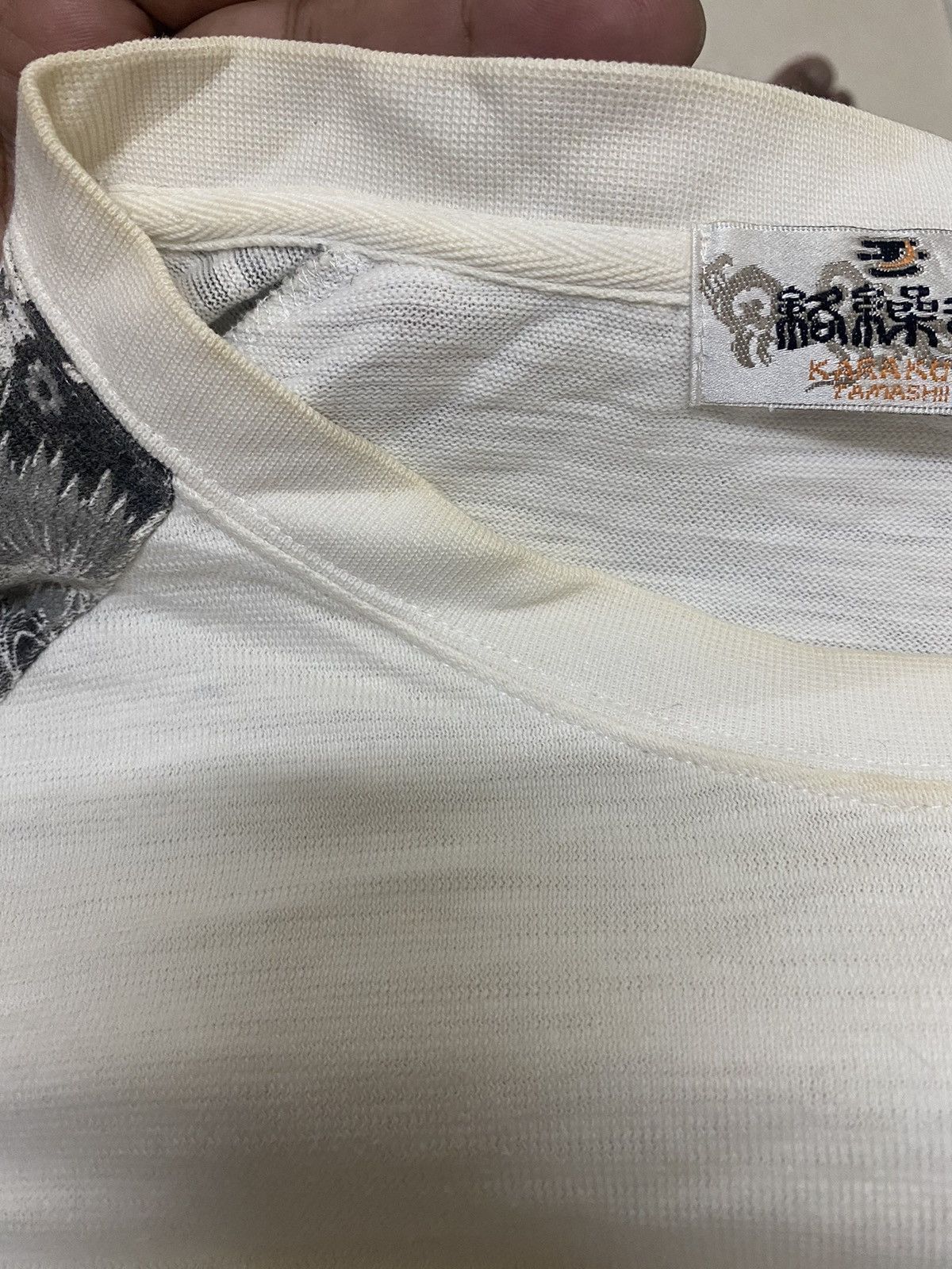 If Six Was Nine × Japanese Brand Japanese Brand Kara Kuri Triple Pocket Tee Size US XL / EU 56 / 4 - 15 Thumbnail