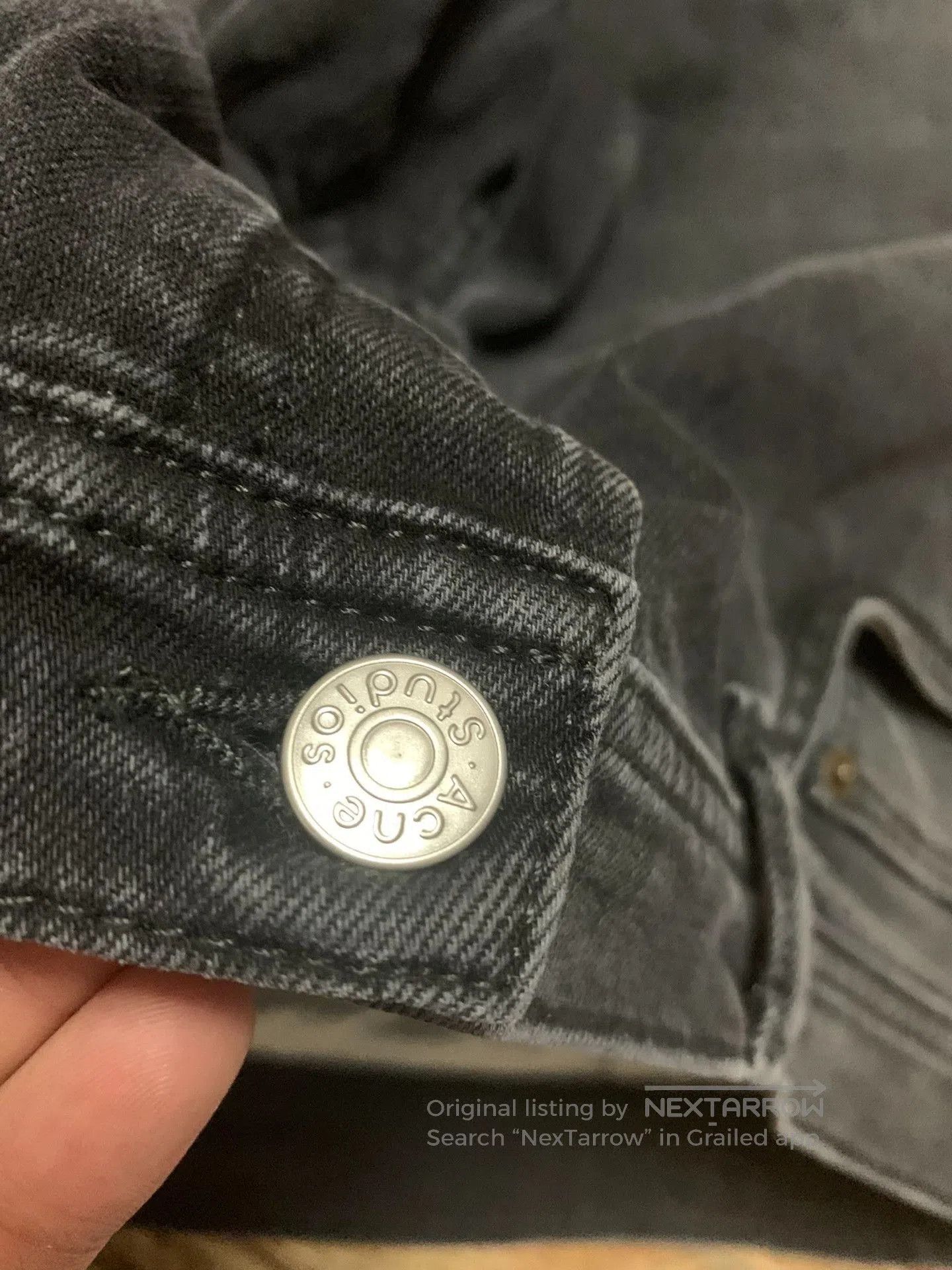 Acne Studios Acne Studios Men's River Distressed Jeans. Size US 30 / EU 46 - 8 Thumbnail