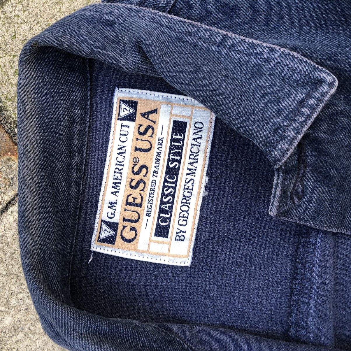 Guess Vintage Trucker Jacket Guess80s By Georges Marciano Size US L / EU 52-54 / 3 - 5 Thumbnail