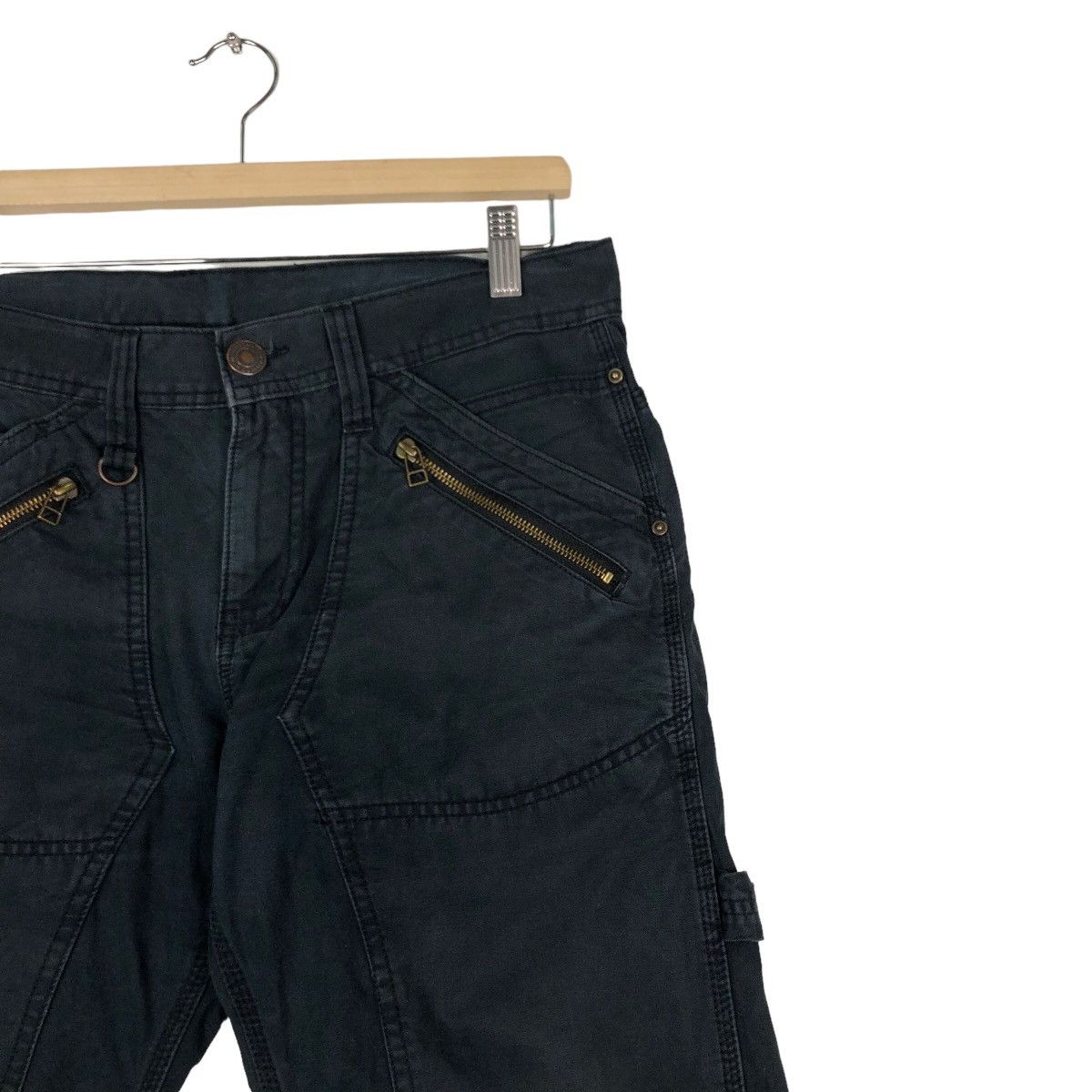 Hysteric Glamour 🔥Vintage Biker Pants Bondage Parachute Double Pocket Size US 32 / EU 48 - 6 Thumbnail