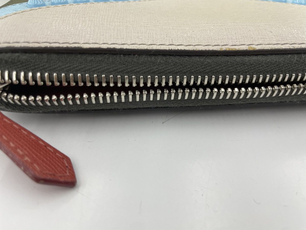 Designer × Fendi FENDI Monster Bugs Long Wallet Purse Leather Studded Zippy Size ONE SIZE - 9 Thumbnail