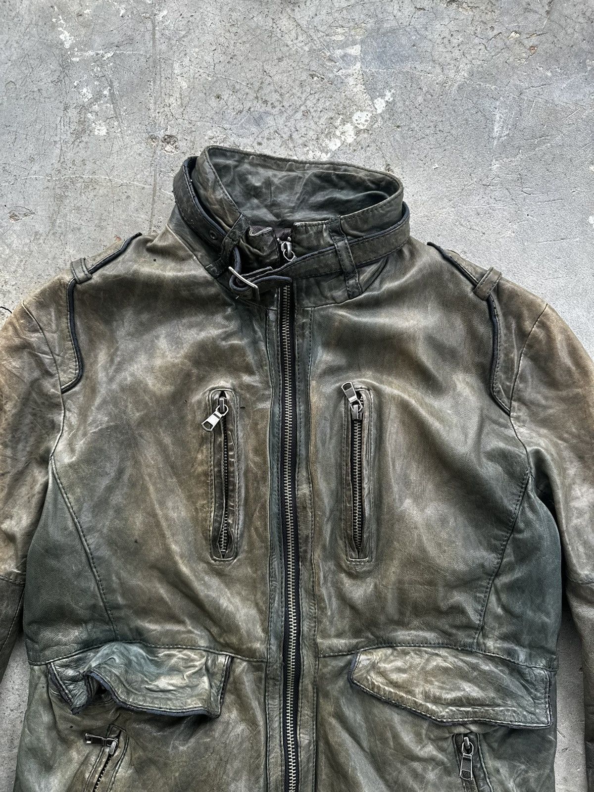 Japanese Brand High Street Leather Jacket y2k Size US M / EU 48-50 / 2 - 4 Thumbnail