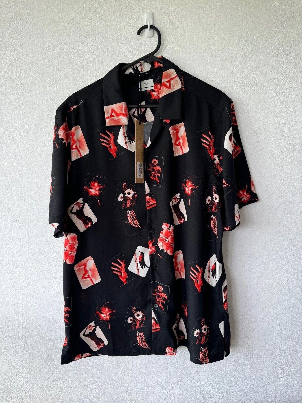 Ksubi new ksubi medium m short sleeve shirt resort icons red black Size US M / EU 48-50 / 2 - 1 Thumbnail