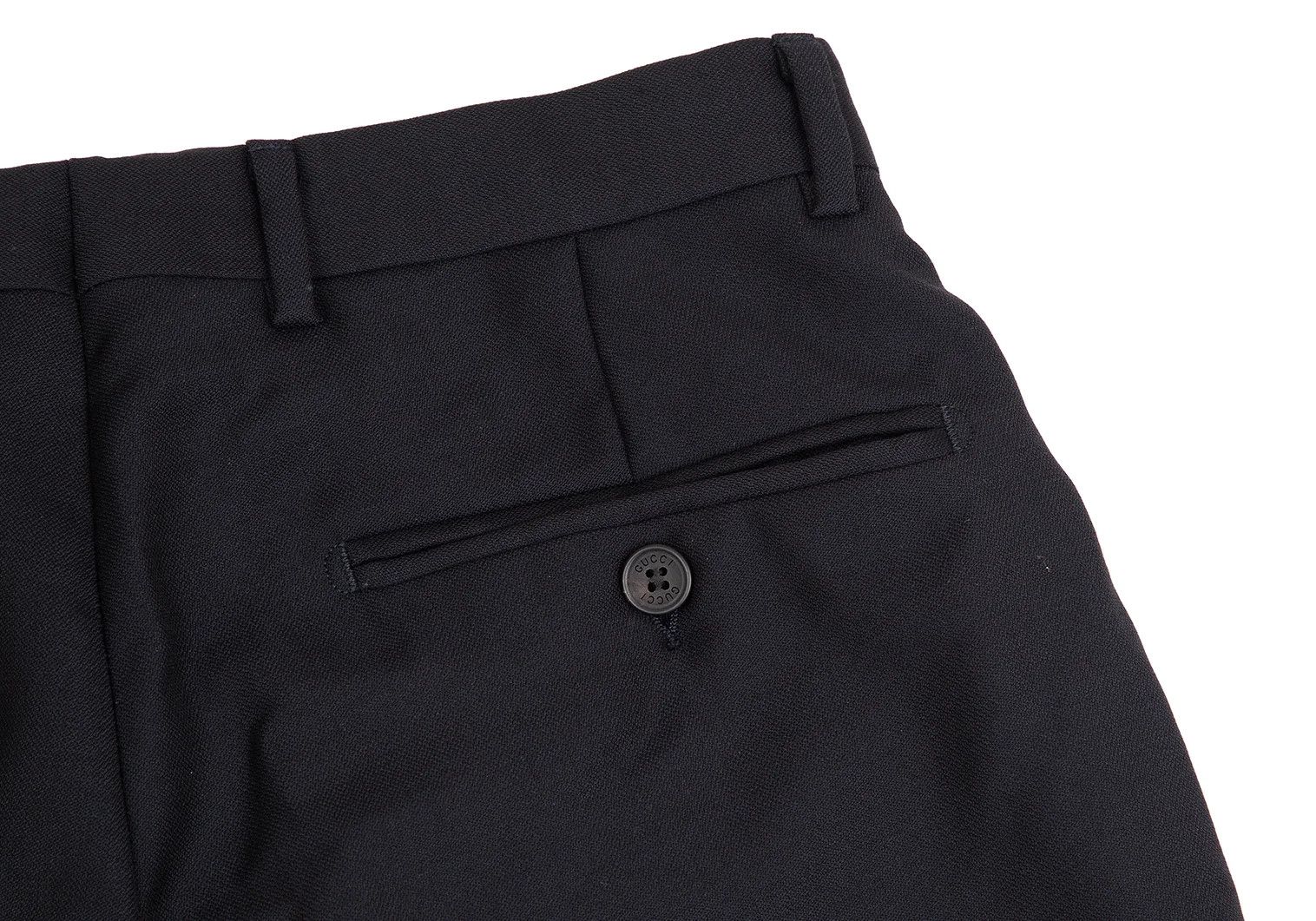 Gucci Wool Tapered Pants in Navy, Size M Size US 34 / EU 50 - 9 Thumbnail