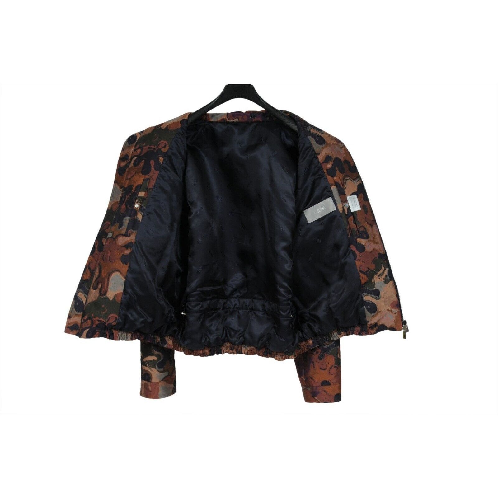 Dior Peter Doig Camouflage Woven Collared Bomber Jacket Size US L / EU 52-54 / 3 - 12 Thumbnail