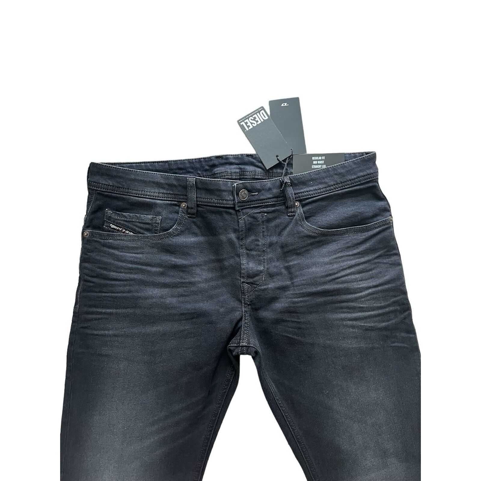 Diesel Diesel Mens Safado Straight Fit Jeans Black $195 Size 34/32 Size US 34 / EU 50 - 2 Thumbnail