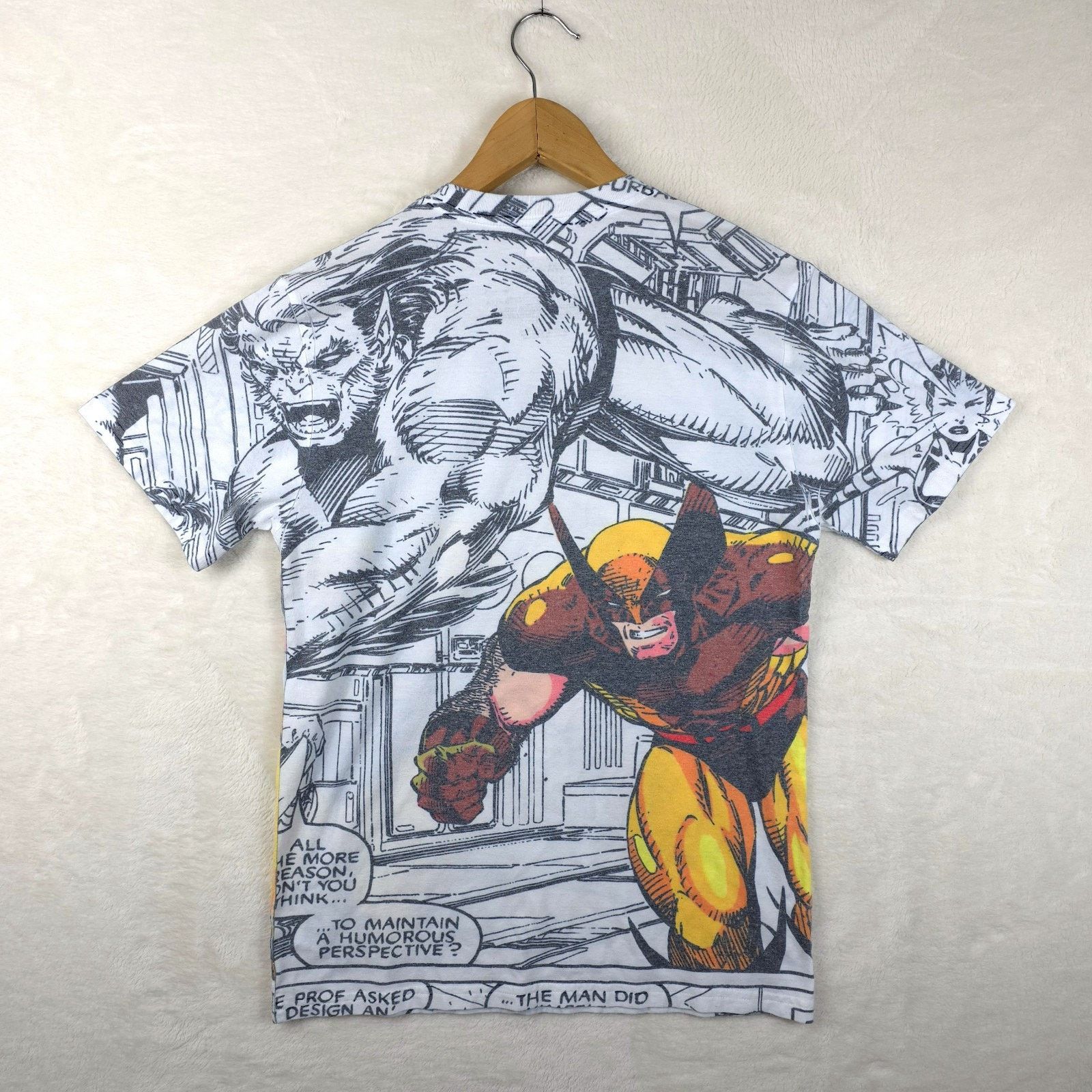 Marvel Comics Marvel Comics X-Men Wolverine Mens Shirt Size XS AOP Vtg Size US XS / EU 42 / 0 - 7 Thumbnail