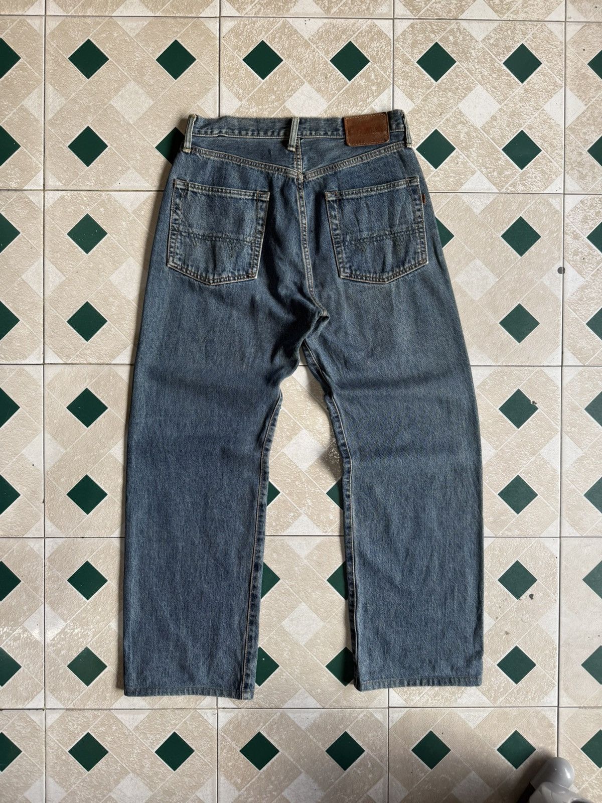Edwin 90's EDWIN 505ZX RARE JAPANESE POCKET LOGO RETRO DENIM