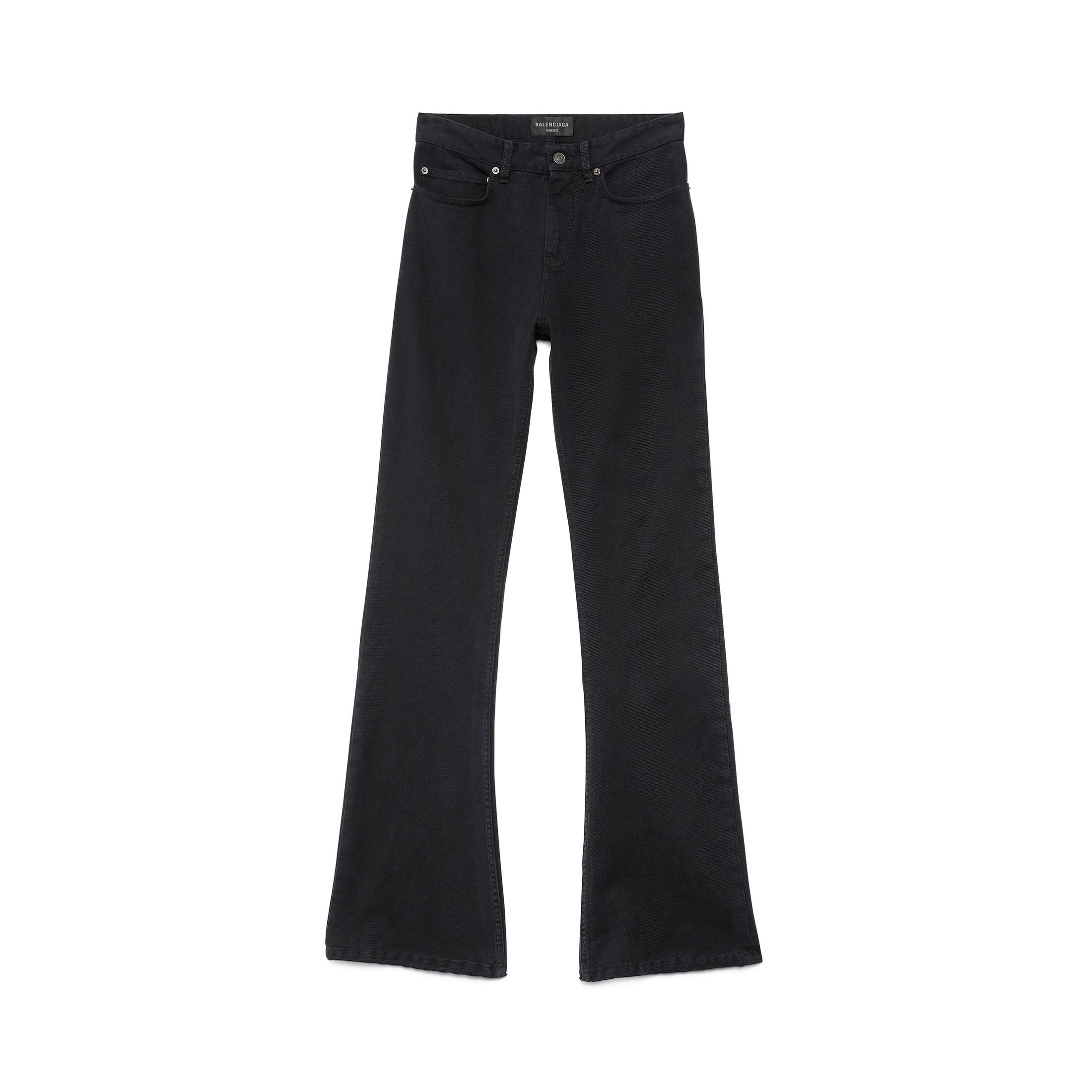 image of Balenciaga Jeans Pants Cargo Workwear 751089Tnw111700 in Black Denim, Men's (Size 32)